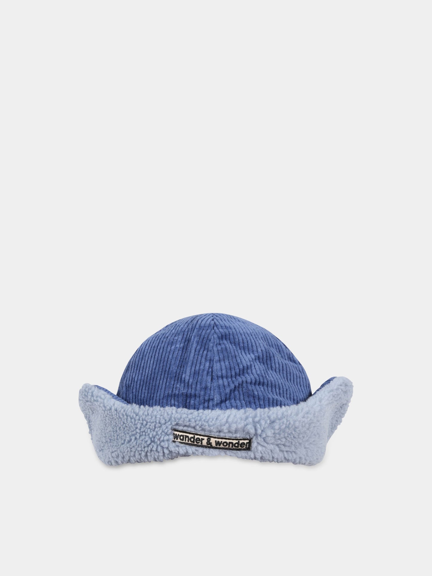 Cappello blu per bambini,Wander & Wonder,KN12227 INDIGO CORD