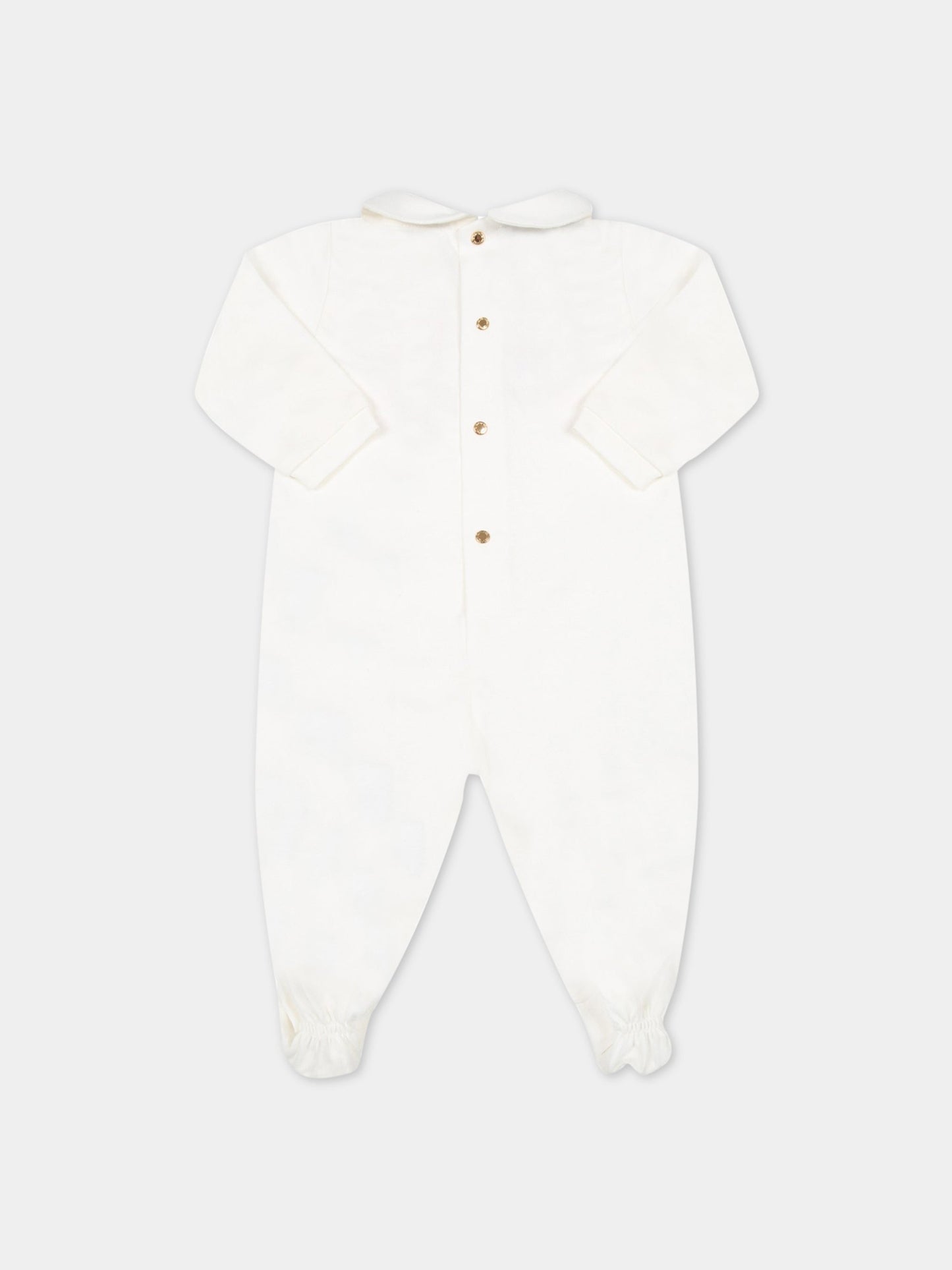 Set bianco per neonata con logo,Versace,1007621 1A05455 2WC40 AY0034