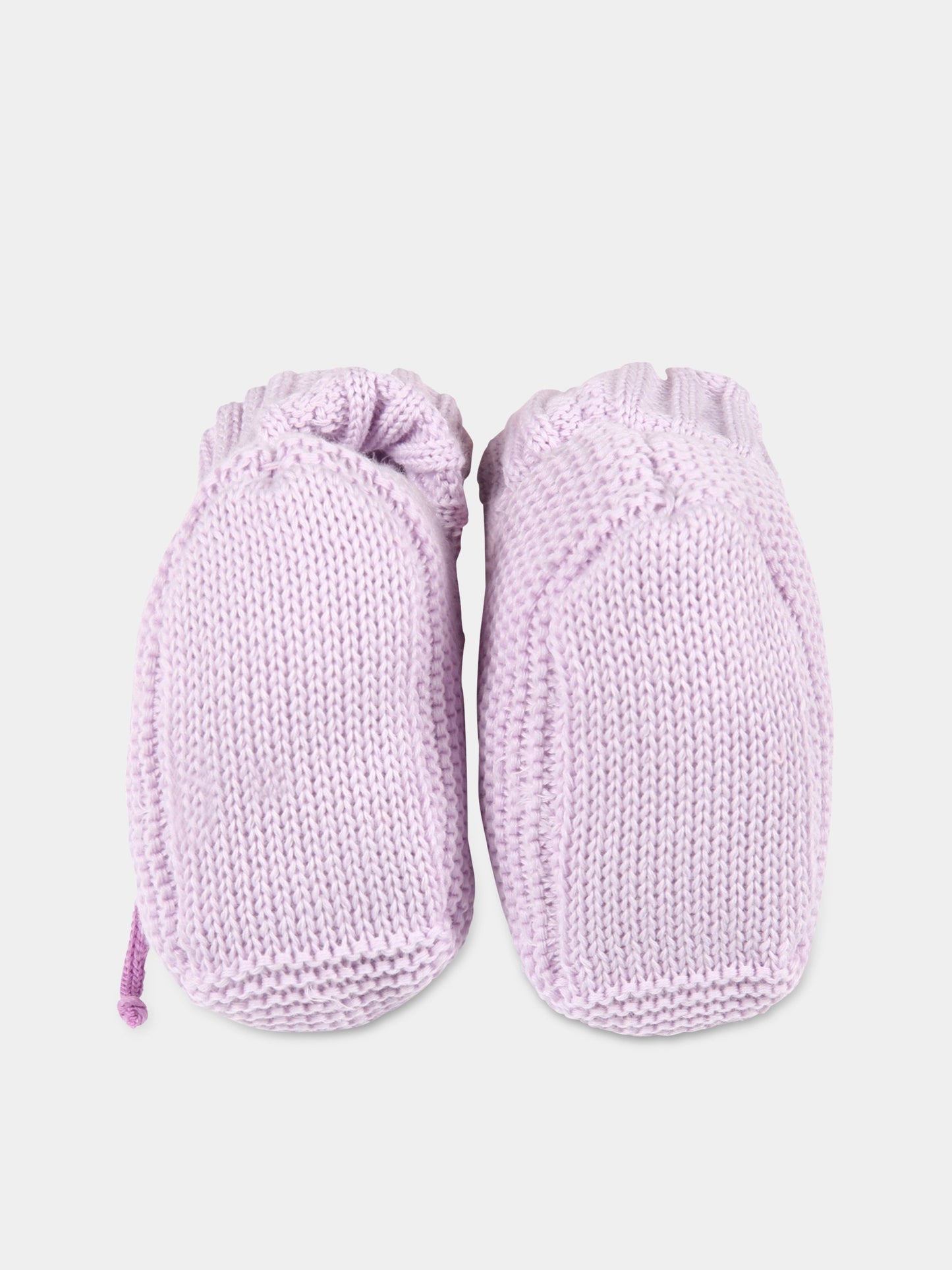 Babbucce lilla per neonata,Scaldacuore X Coccolebimbi,NU15 GLICINE/LILLA