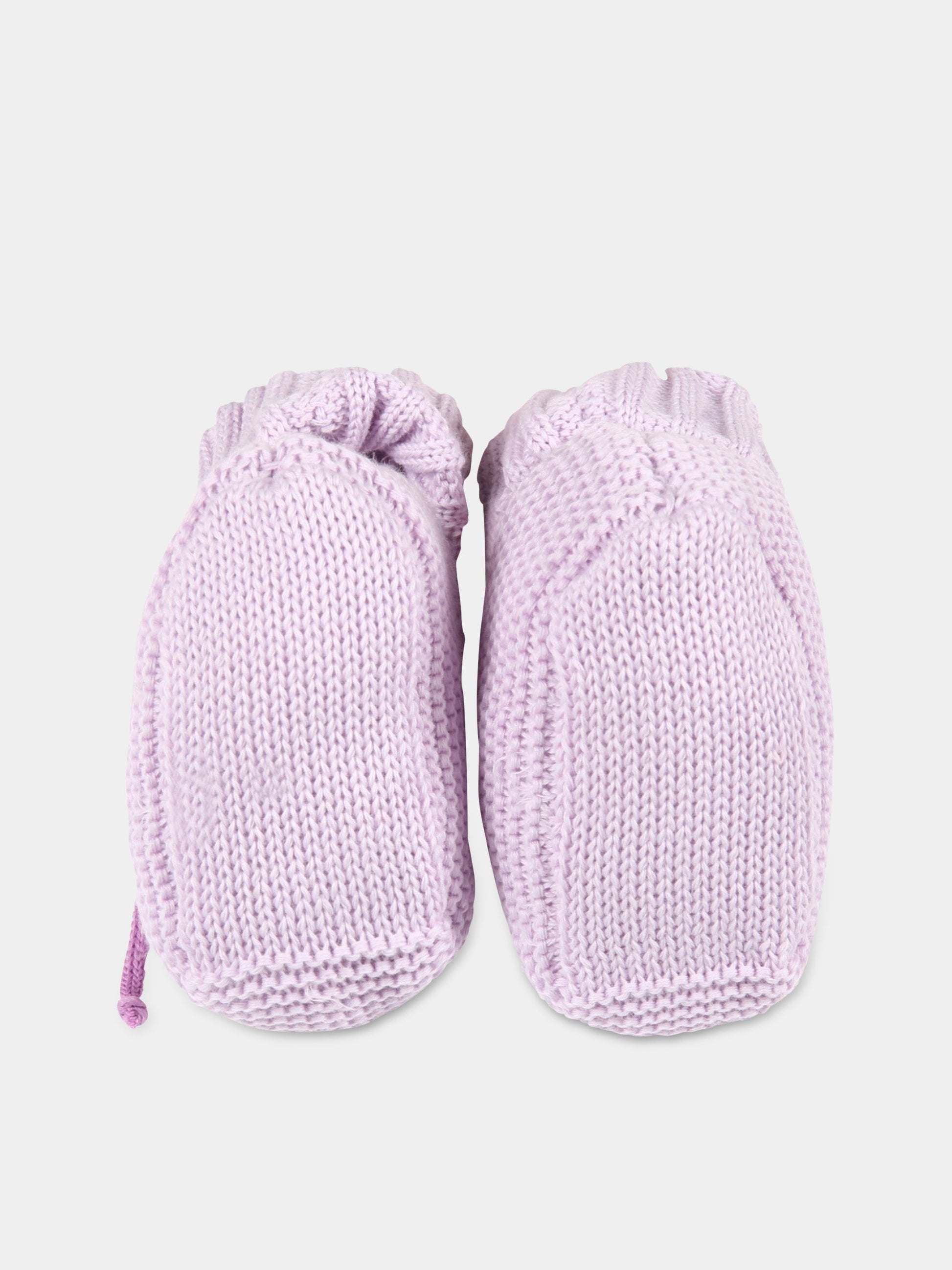 Babbucce lilla per neonata,Scaldacuore X Coccolebimbi,NU15 GLICINE/LILLA