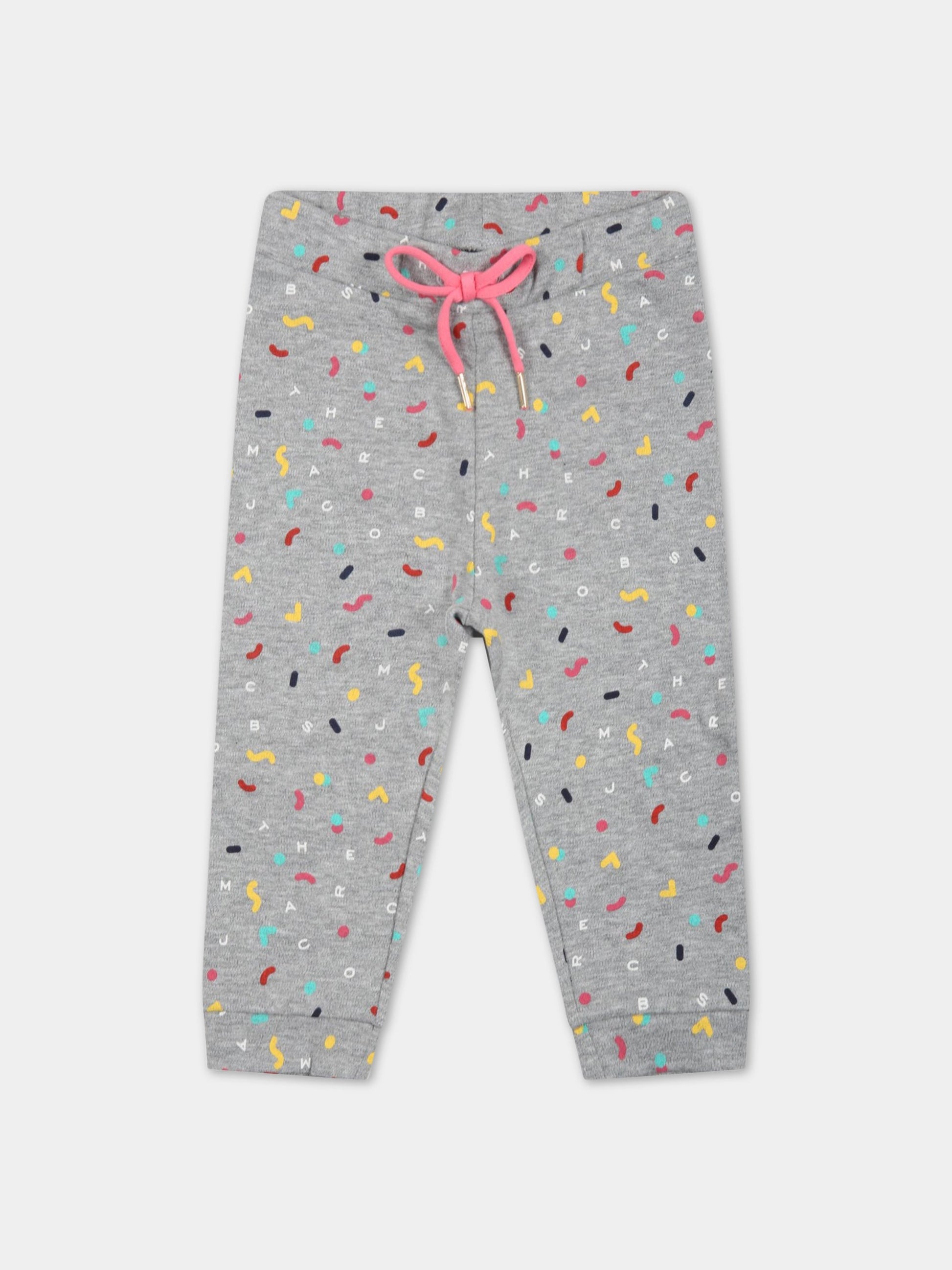 Tuta multicolor per neonata con coniglio,Little Marc Jacobs,W98138 012