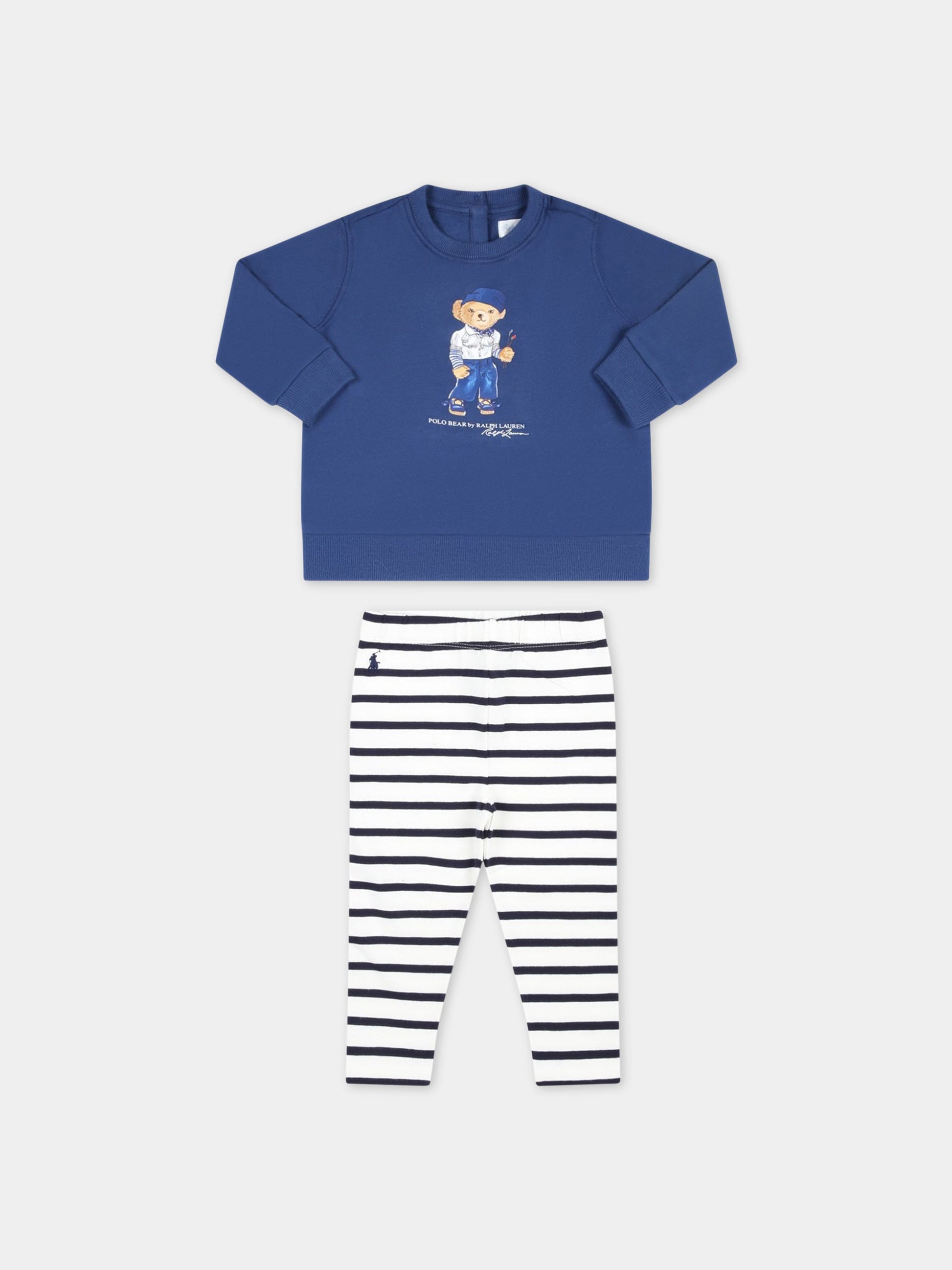 Set multicolor per neonata con Polo Bear e pony,Ralph Lauren Kids,890285001