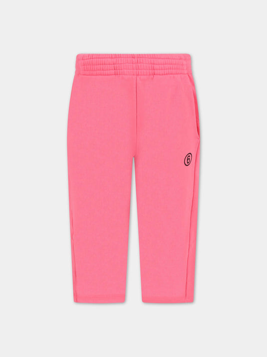 Pantalone fucsia per bambina,Mm6 Maison Margiela,M60018 MM006 M6301