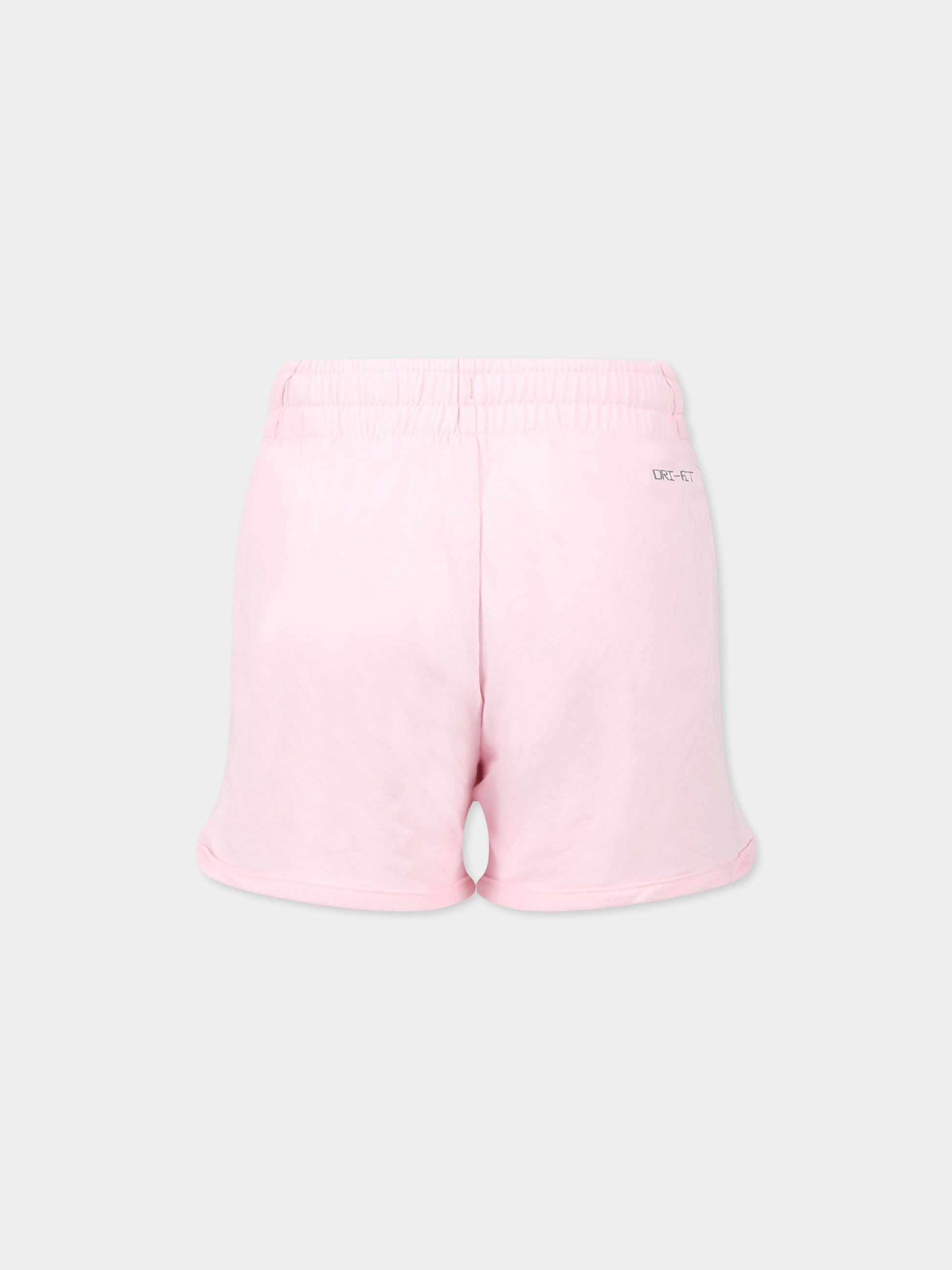 Shorts rosa per bambina con logo,Nike,36K591 A9Y