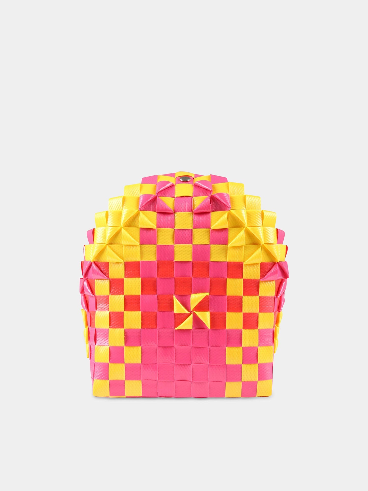 Borsa fucsia e gialla per bambina con logo,Marni Kids,M00815 M00IW 0M337