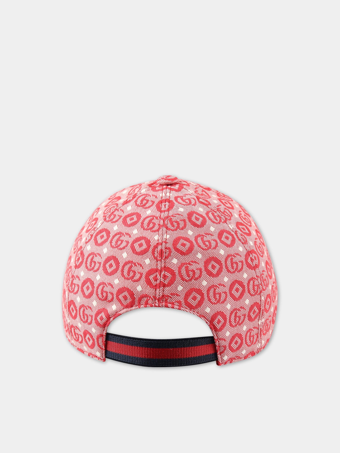 Cappello rosso per bambini con GG,Gucci Kids,481774 3HAQA 6100