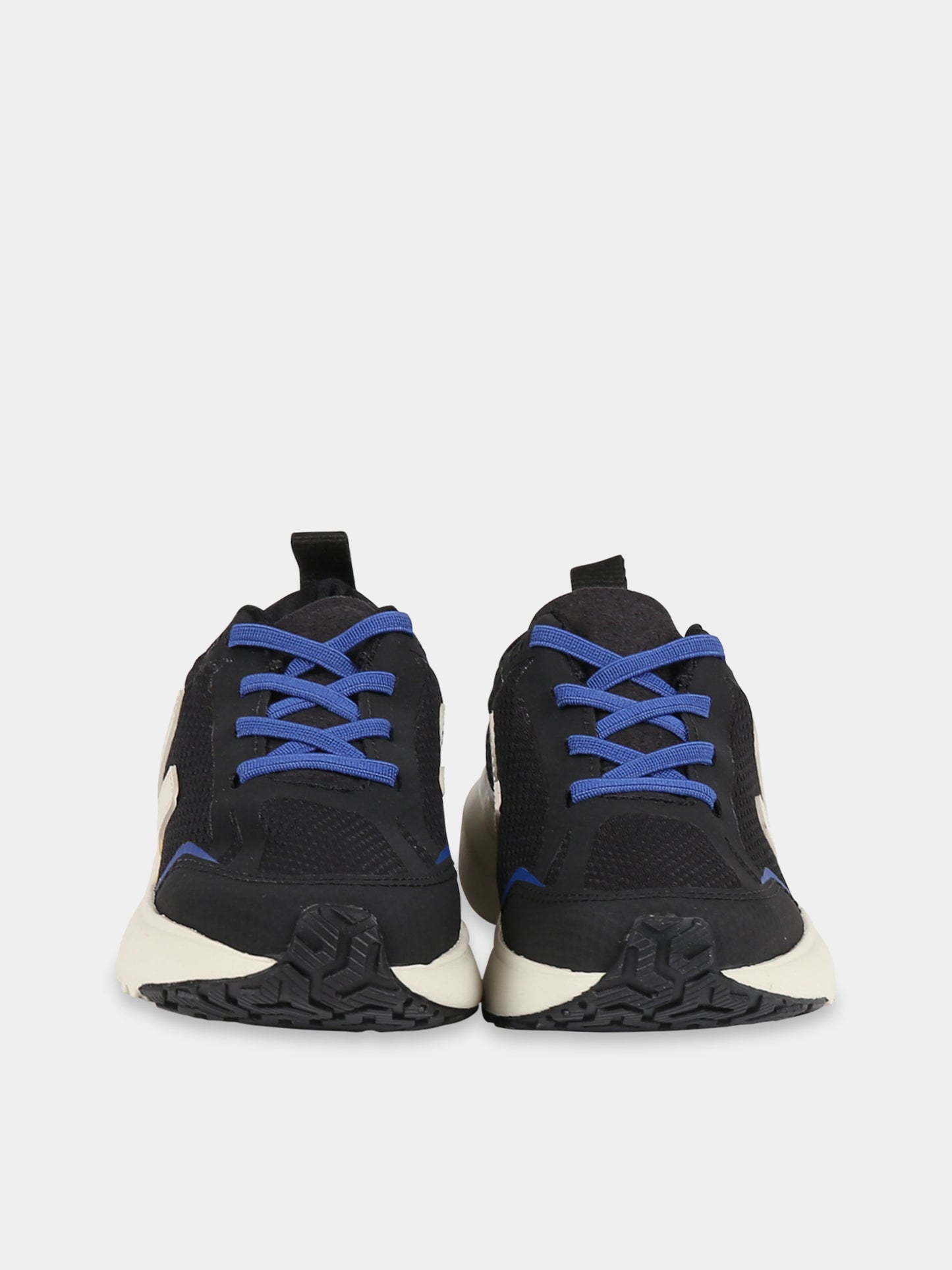 Sneakers nero per bambino con logo bianco,Veja,YL1803227C