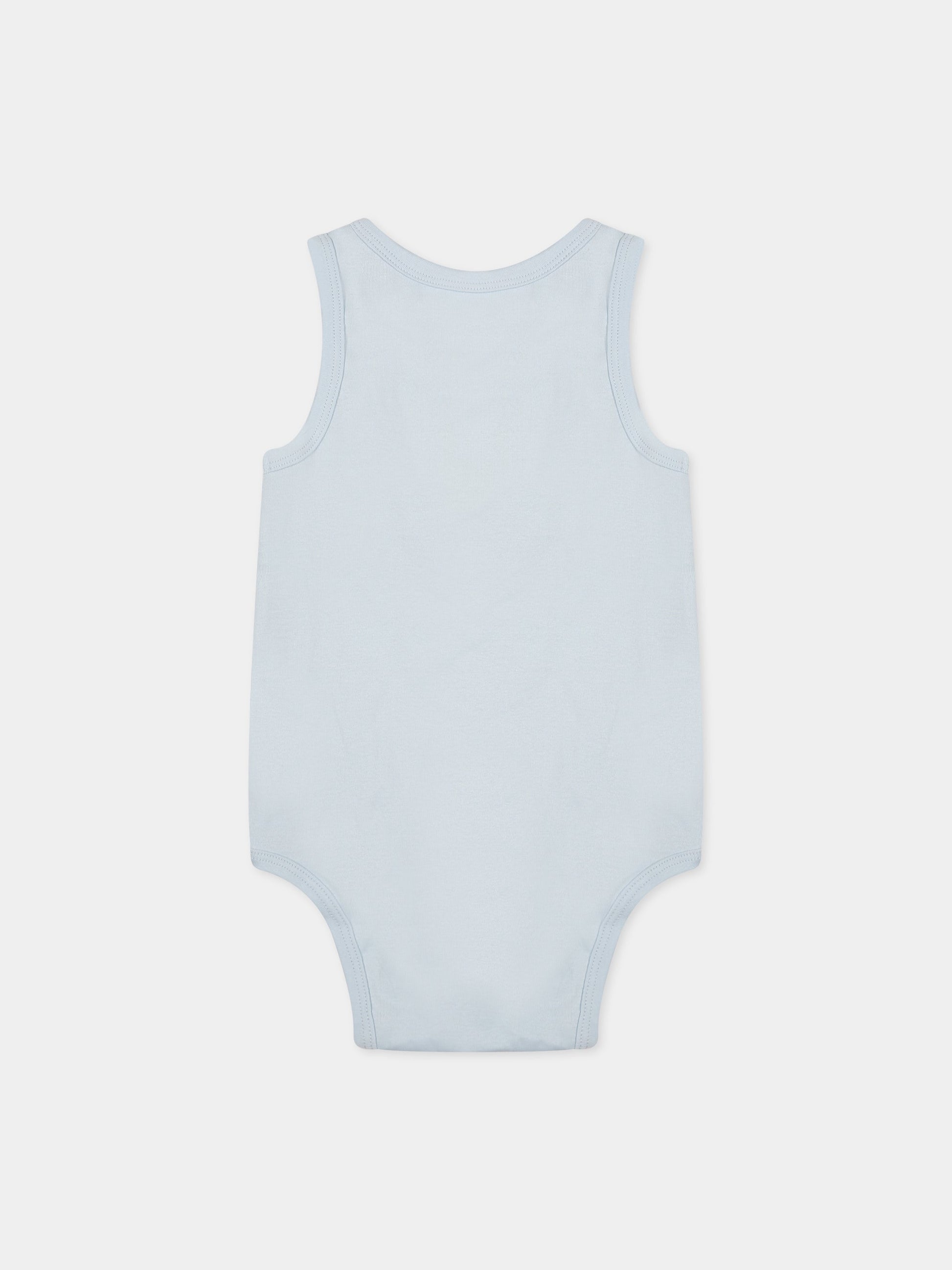 Body celeste per neonati con stampa sole,Molo,6S23B203 8068