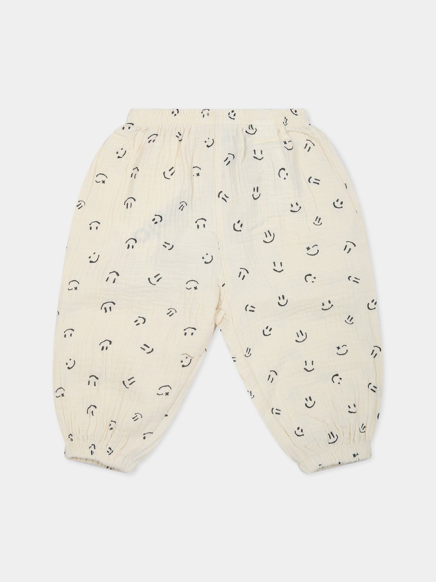 Pantaloni bianco per neonati con smile,Molo,6S23I212 6723