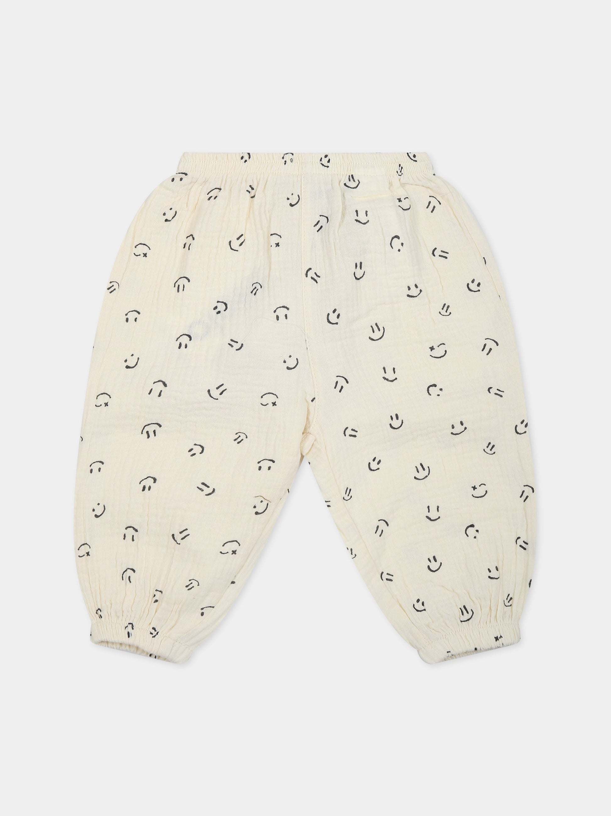Pantaloni bianco per neonati con smile,Molo,6S23I212 6723