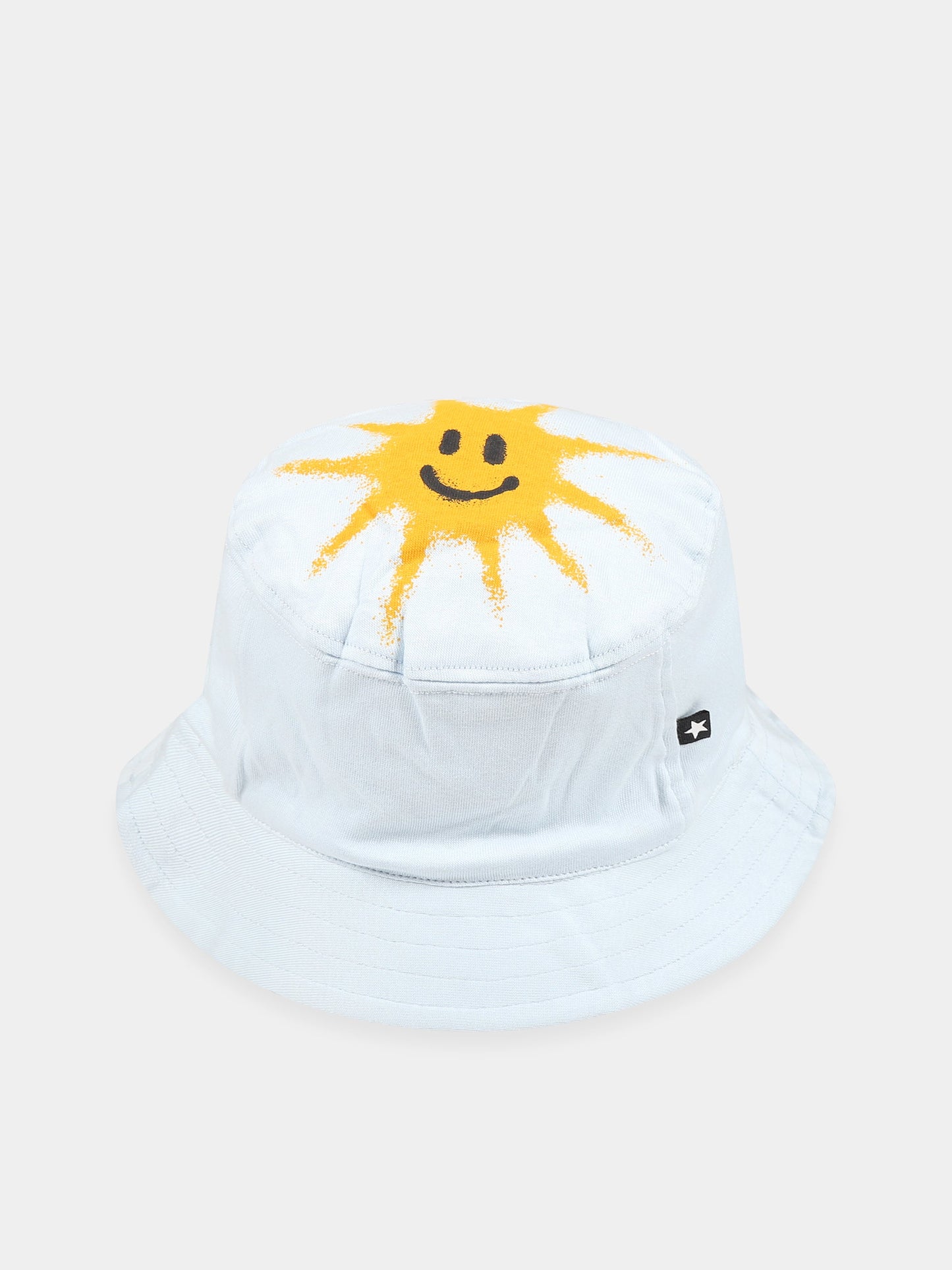 Cloche celeste per bambini con stampa sole,Molo,7S23T203 8068