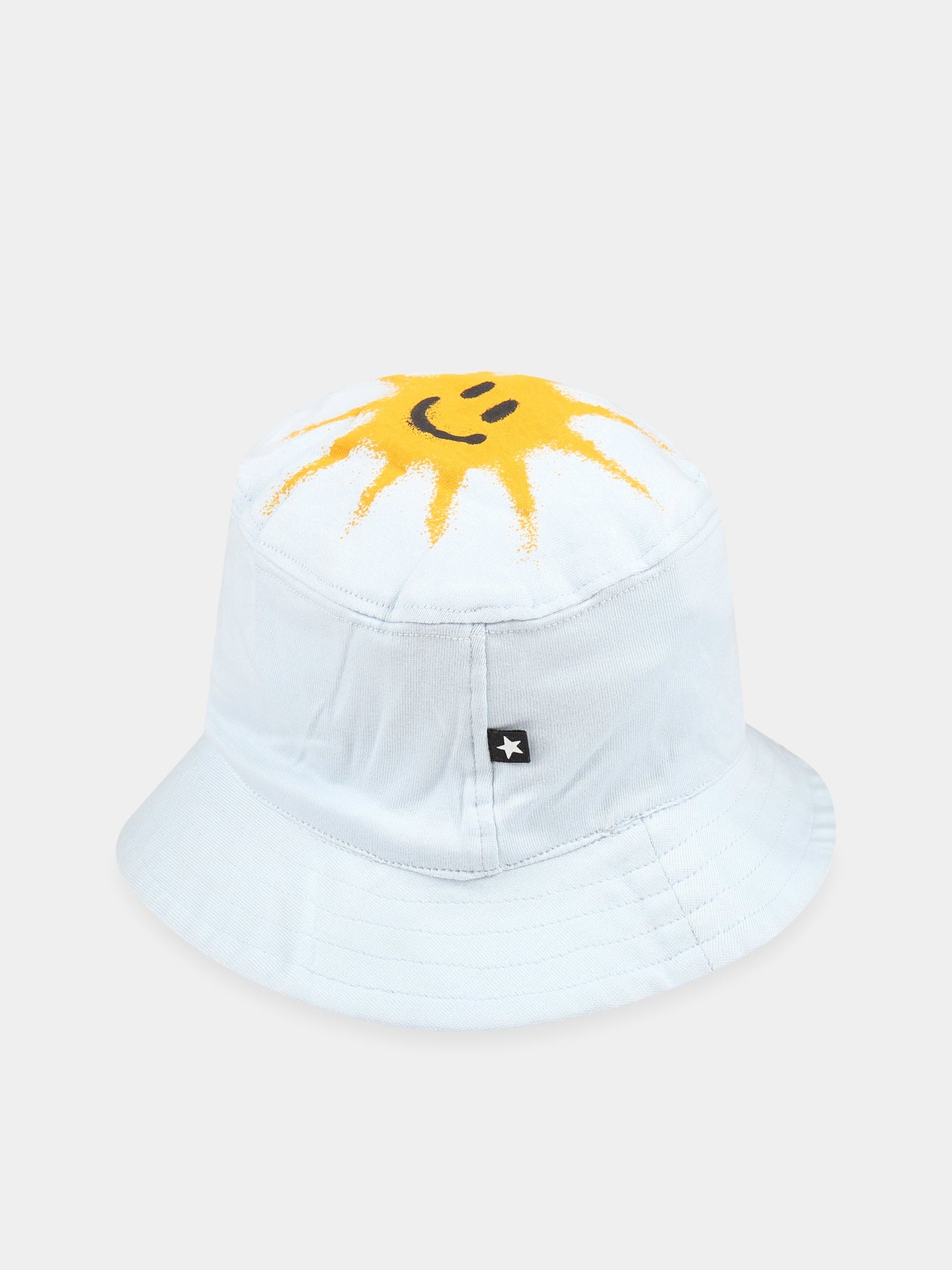 Cloche celeste per bambini con stampa sole,Molo,7S23T203 8068