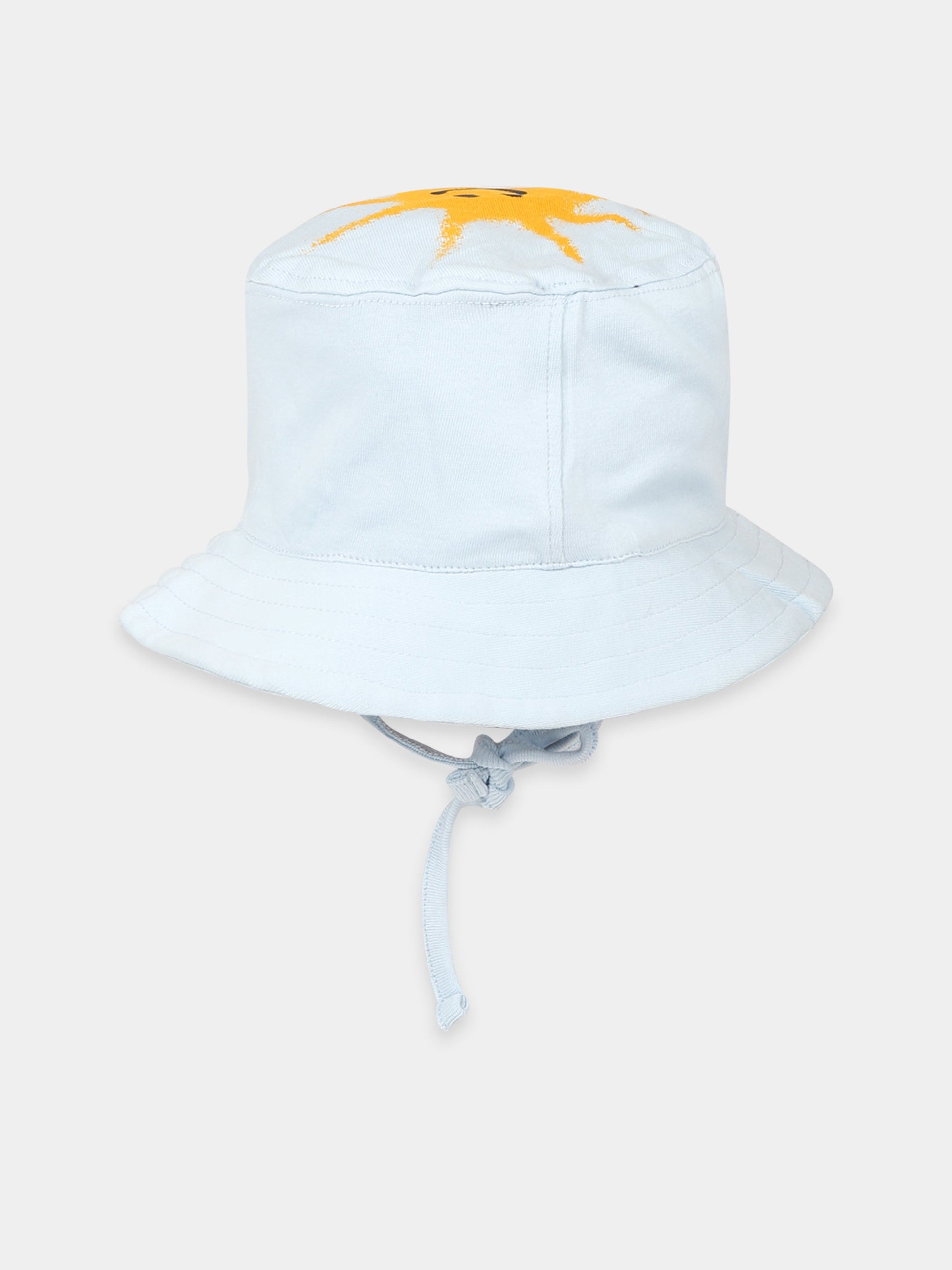 Cloche celeste per neonati con stampa sole,Molo,7S23T203B 8068