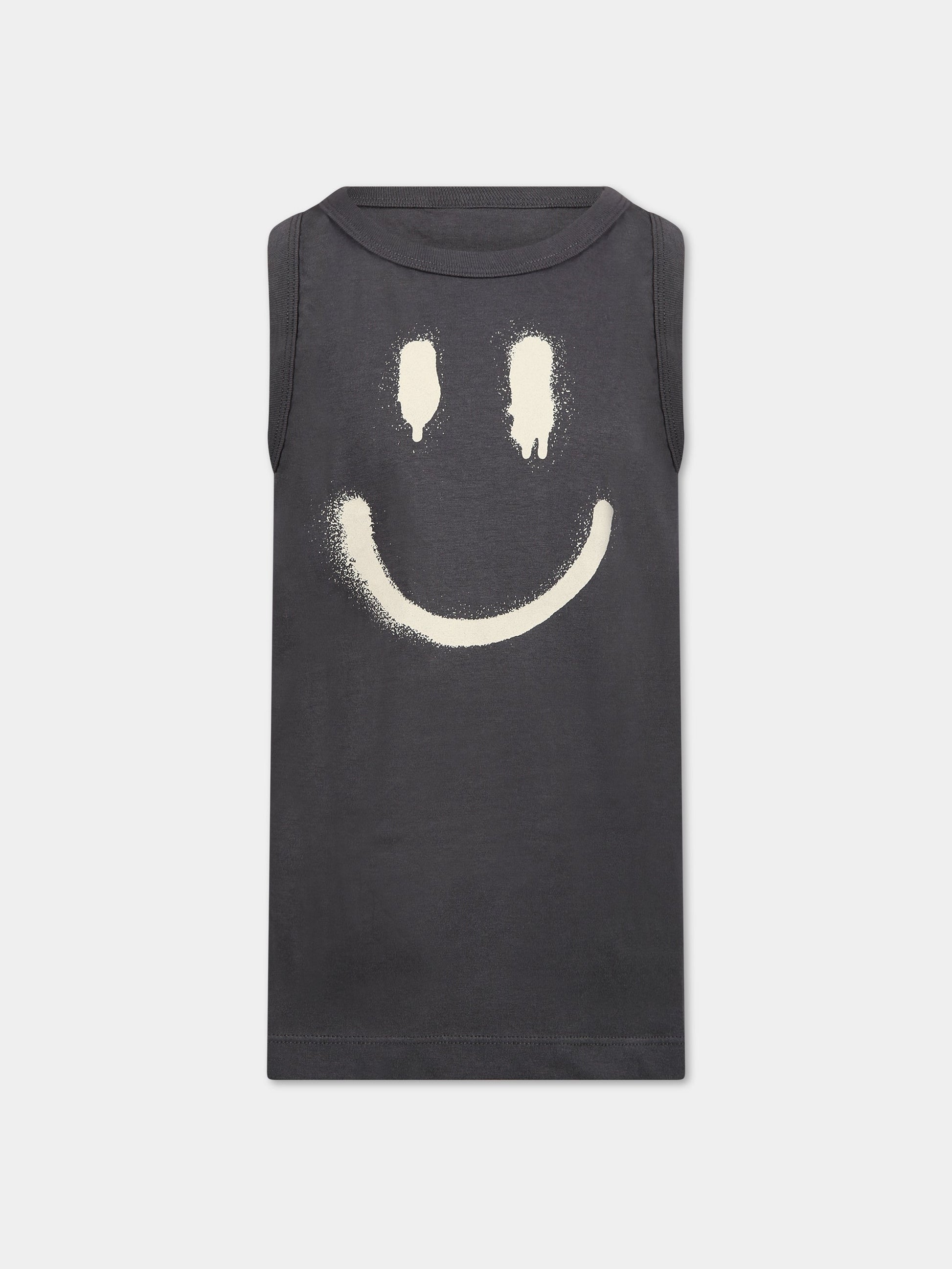 T-shirt grigia per bambino con smile,Molo,6S23A101 8563