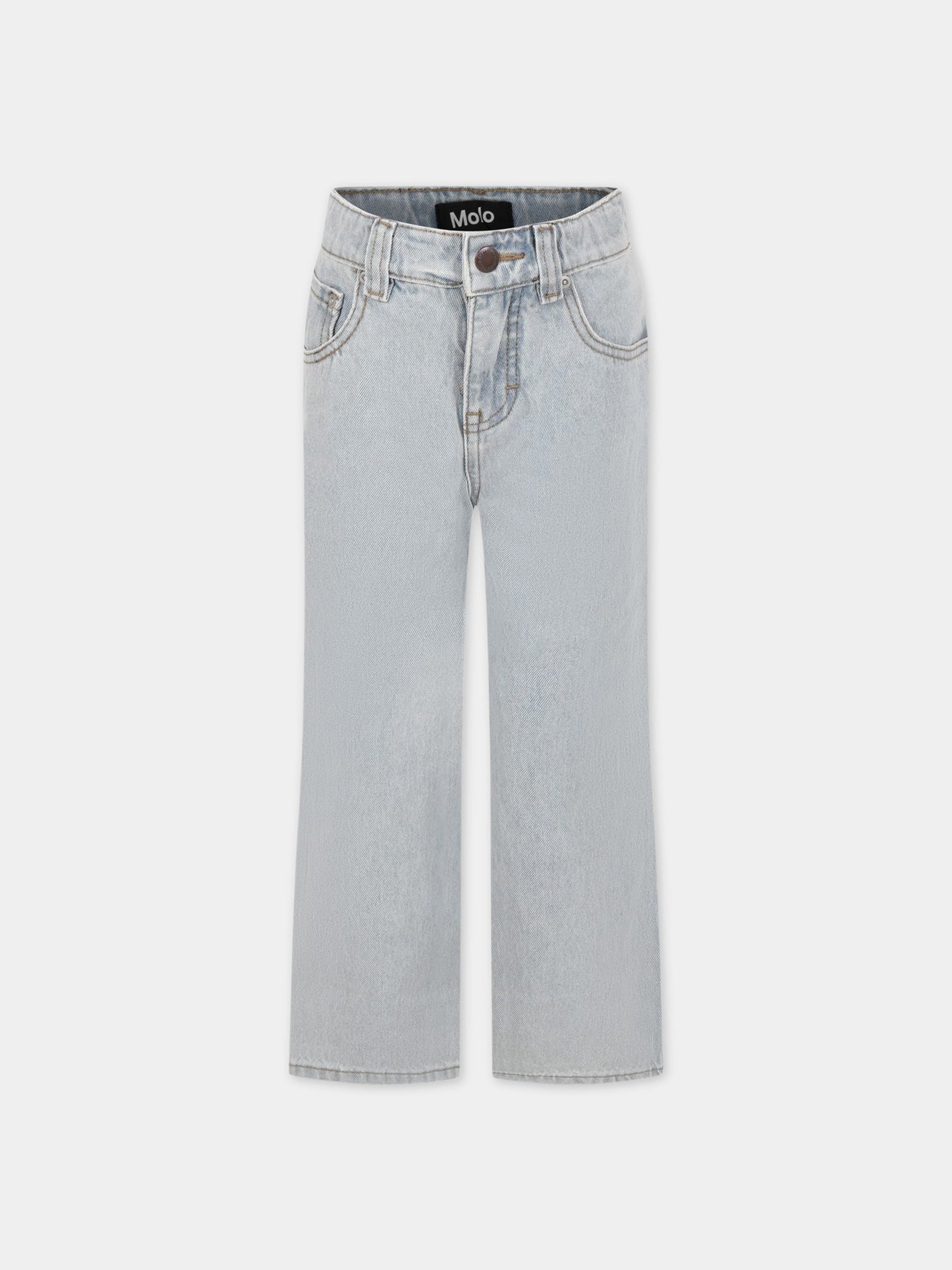 Jeans grigio per bambino con logo,Molo,6S23I101 2310