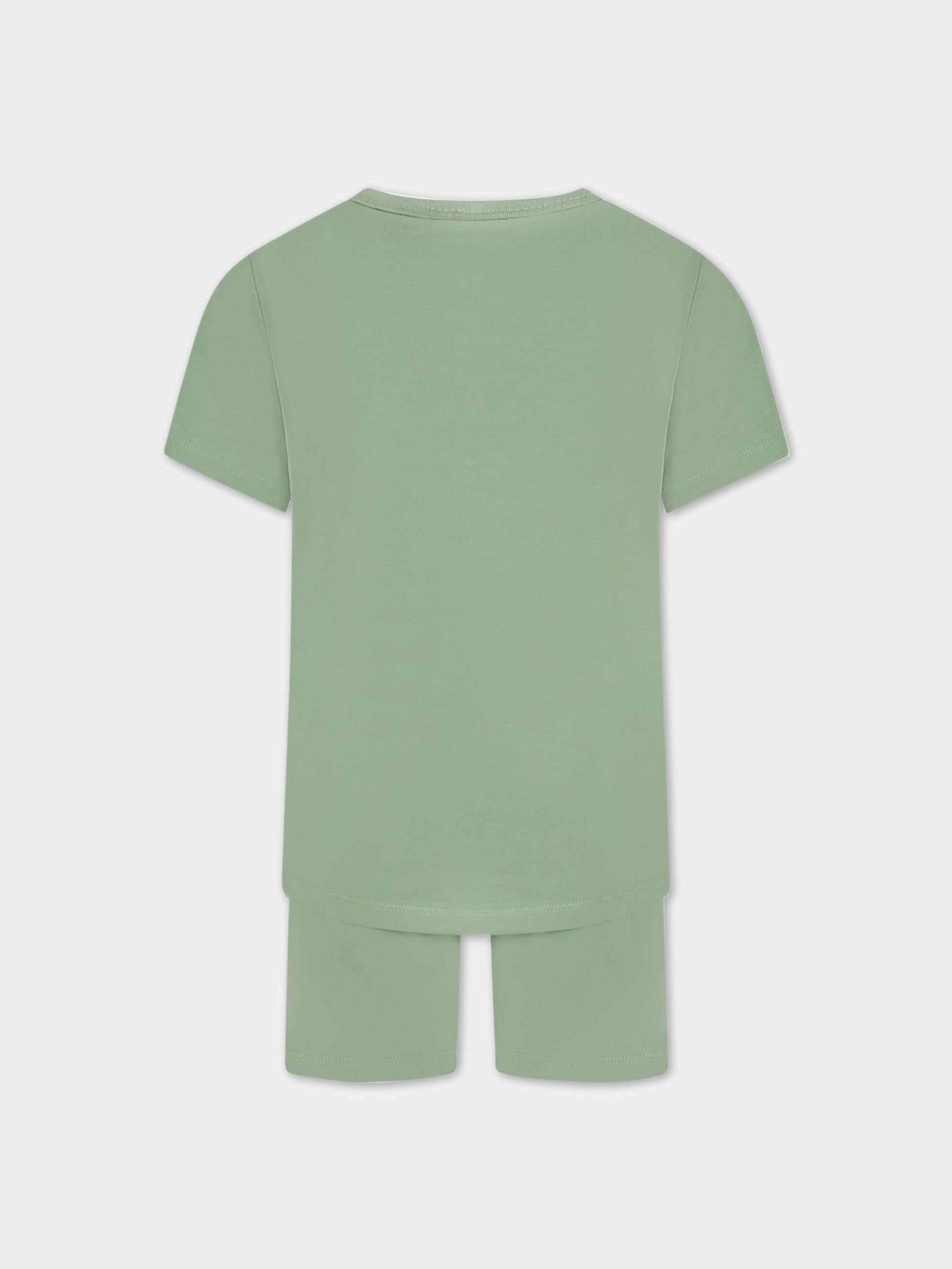 Pigiama verde per bambino con smile,Molo,6S23R401 8729