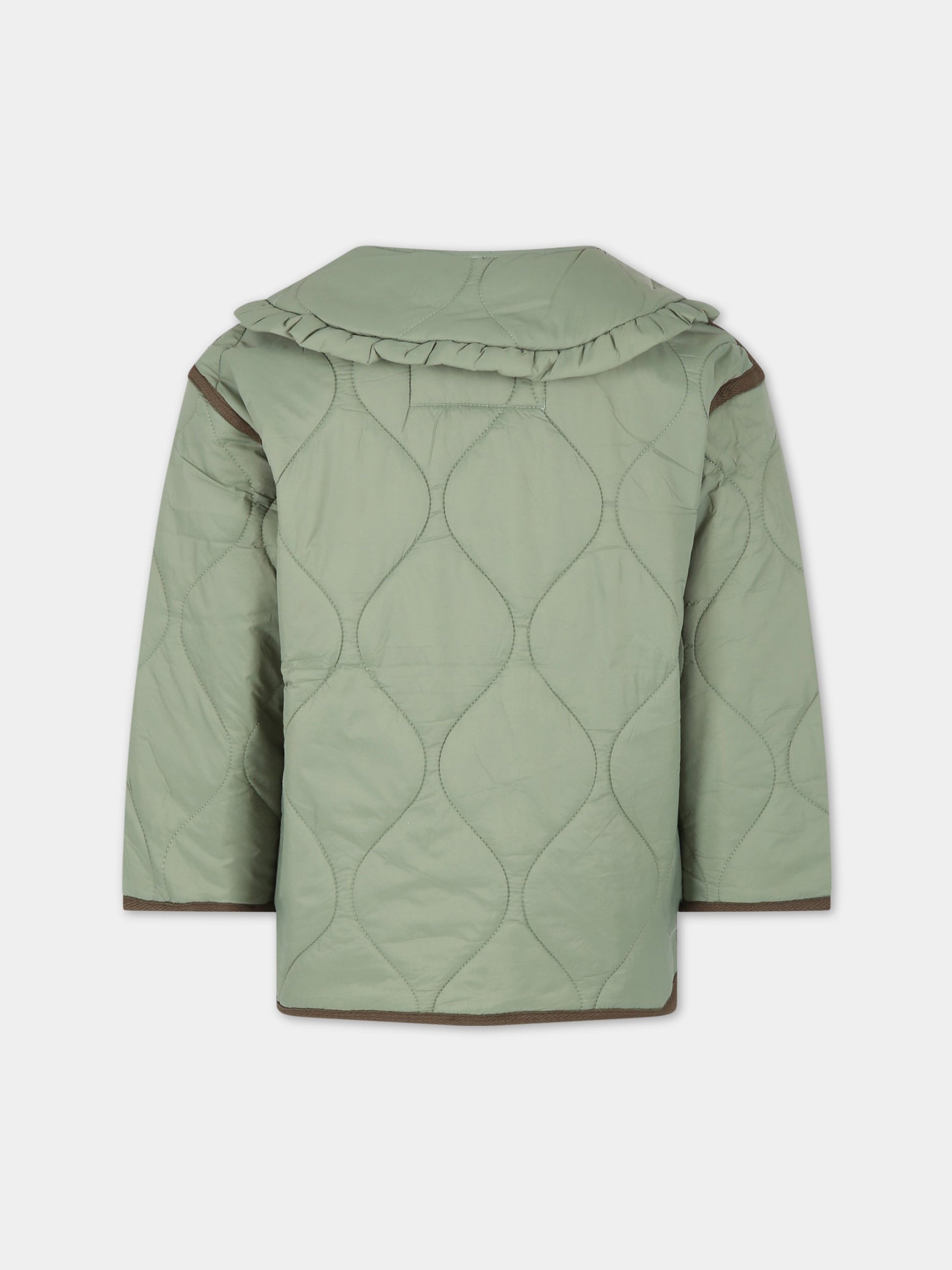 Piumino verde per bambina,Molo,5S23M325 8729