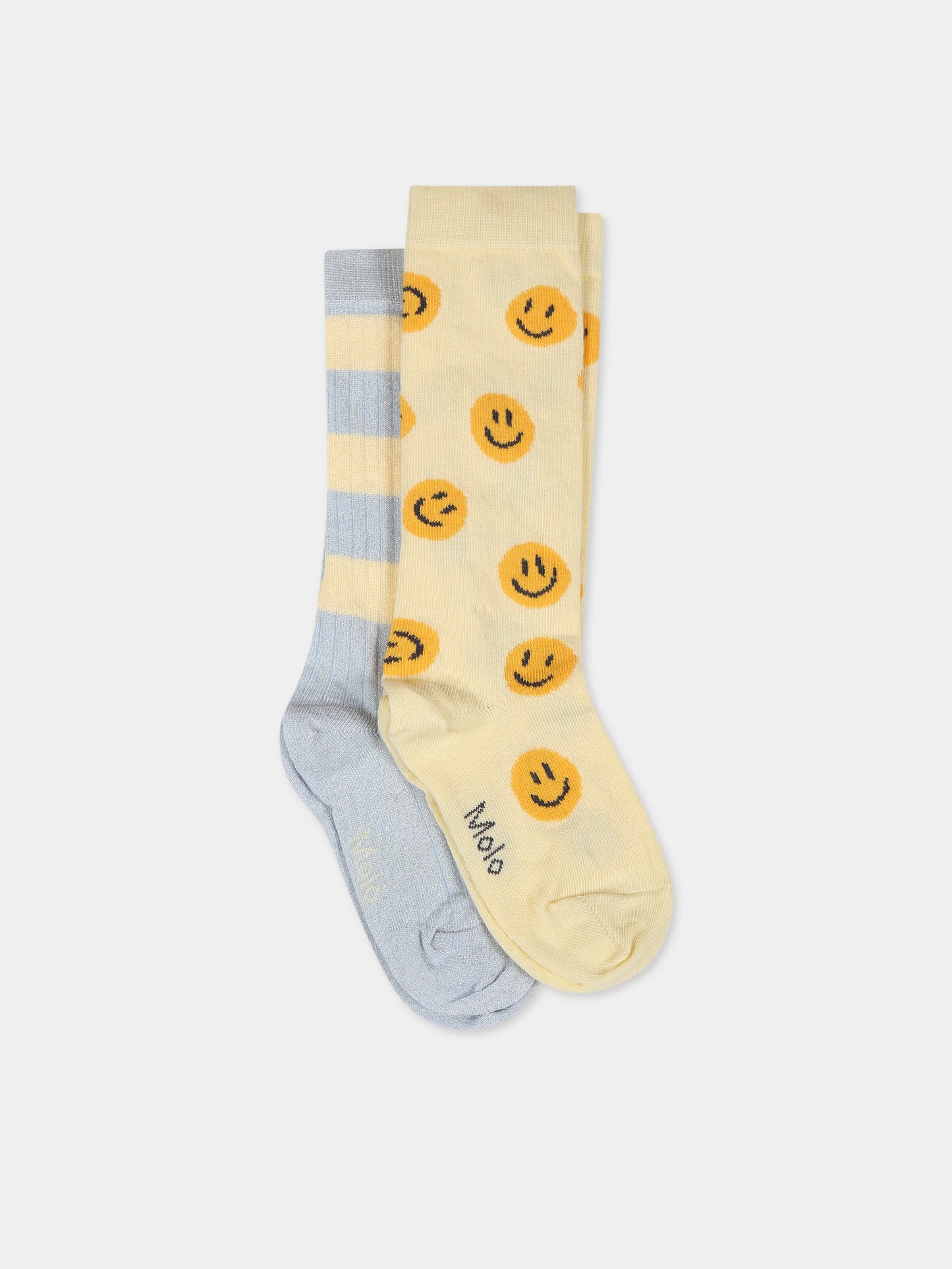 Set multicolor per bambina con smile e lurex,Molo,7S23G105 8698