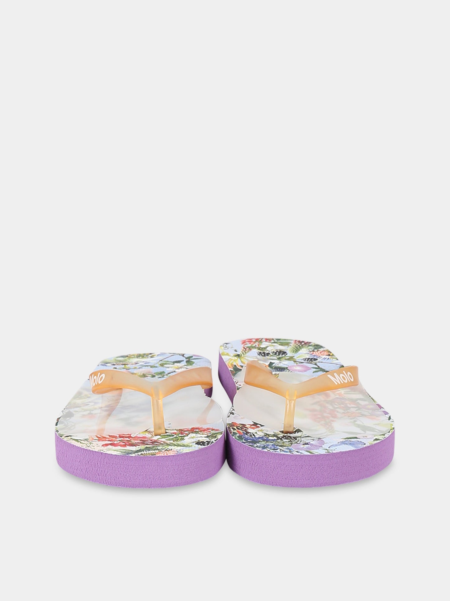 Infradito multicolor per bambina con logo,Molo,7S23U201 6682