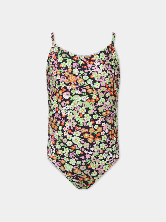 Costume multicolor per bambina con stampa floreale,Molo,8S23P514 6679