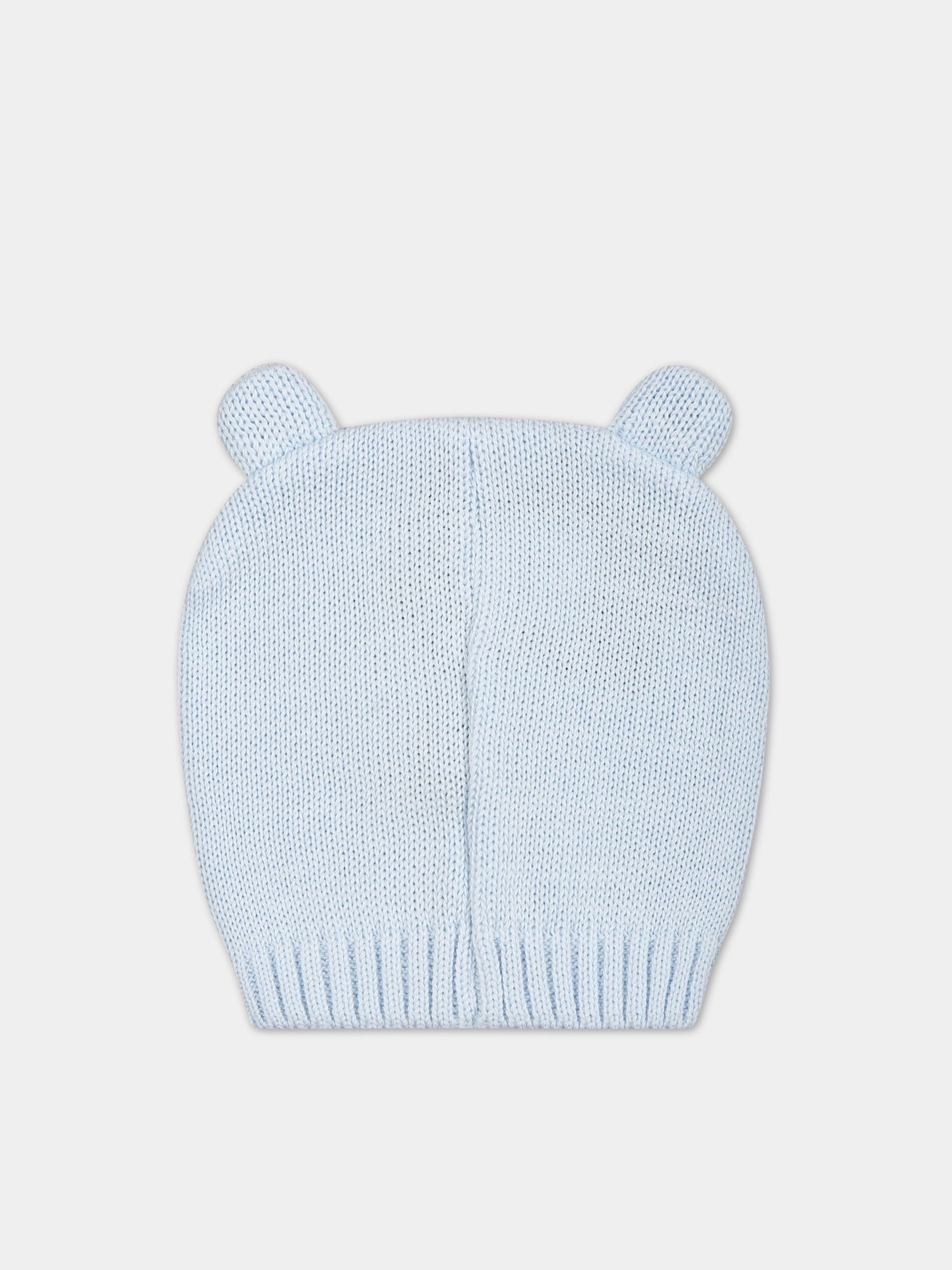 Cappello celeste per neonato,Little Bear,6128 CIELO
