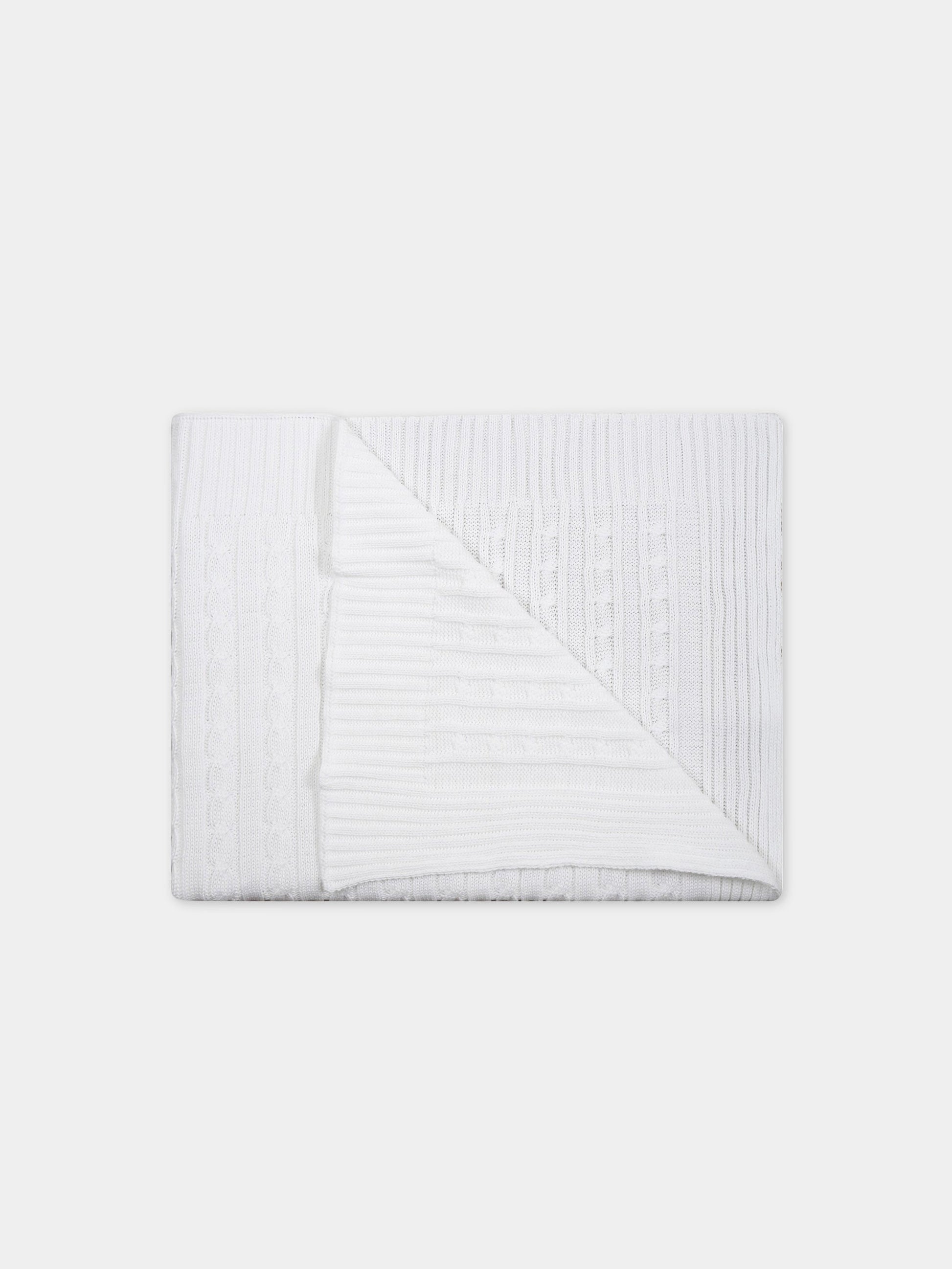 Coperta bianca per neonati,Little Bear,6114 BIANCO