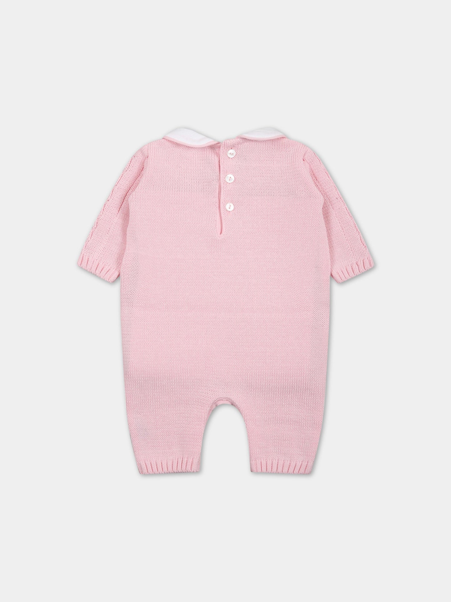 Tutina rosa per neonata,Little Bear,6115 ROSA