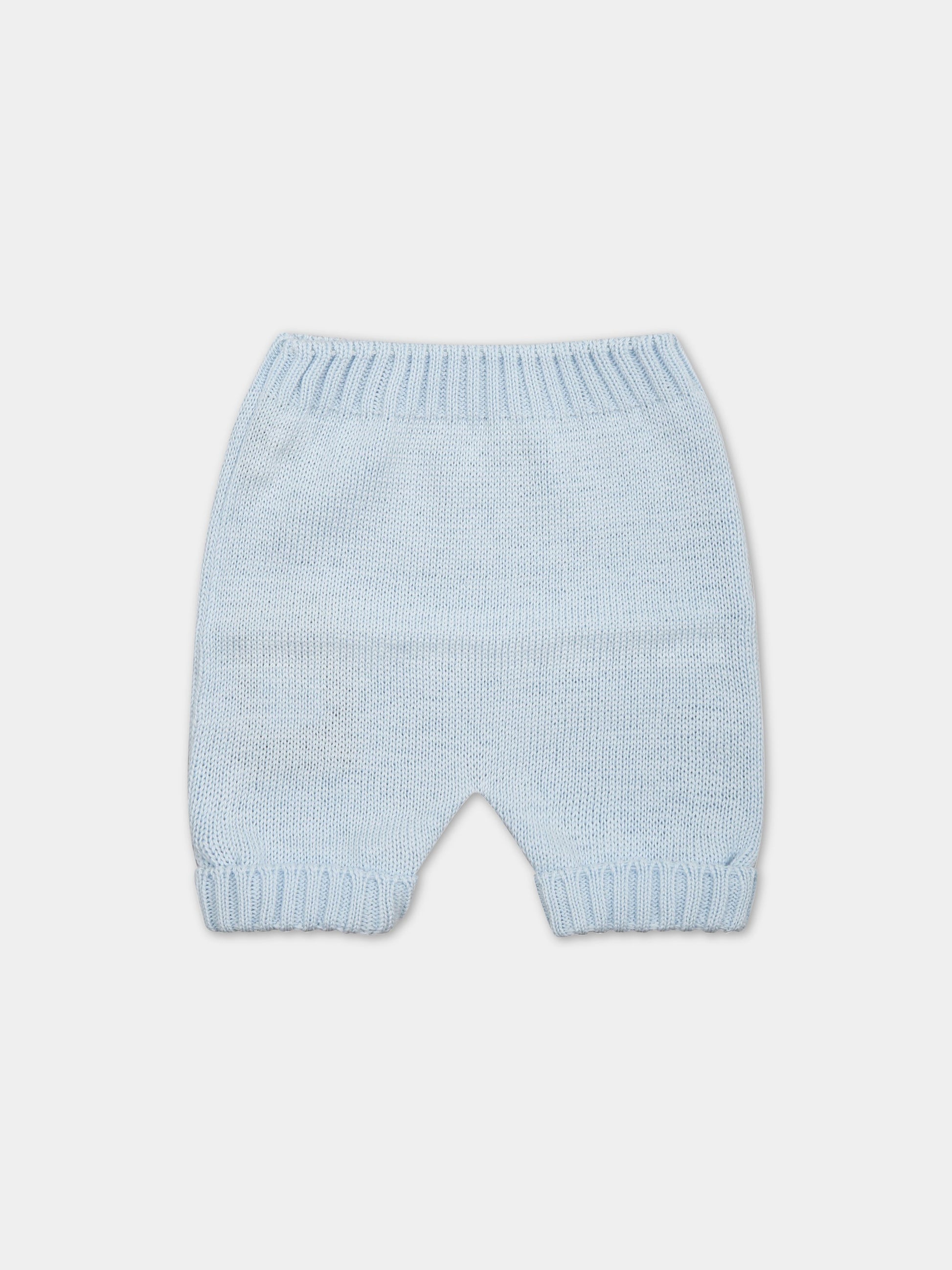 Pantaloni celesti per neonato,Little Bear,6005 CIELO