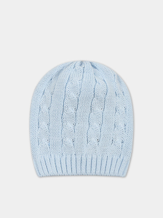 Cappello celeste per neonato,Little Bear,6119 CIELO