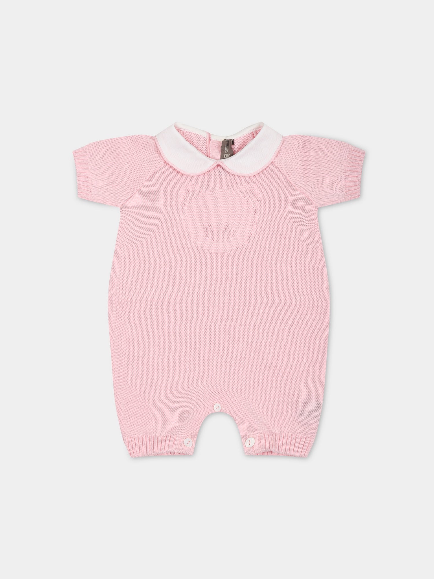 Pagliaccetto rosa per neonata,Little Bear,6111 ROSA