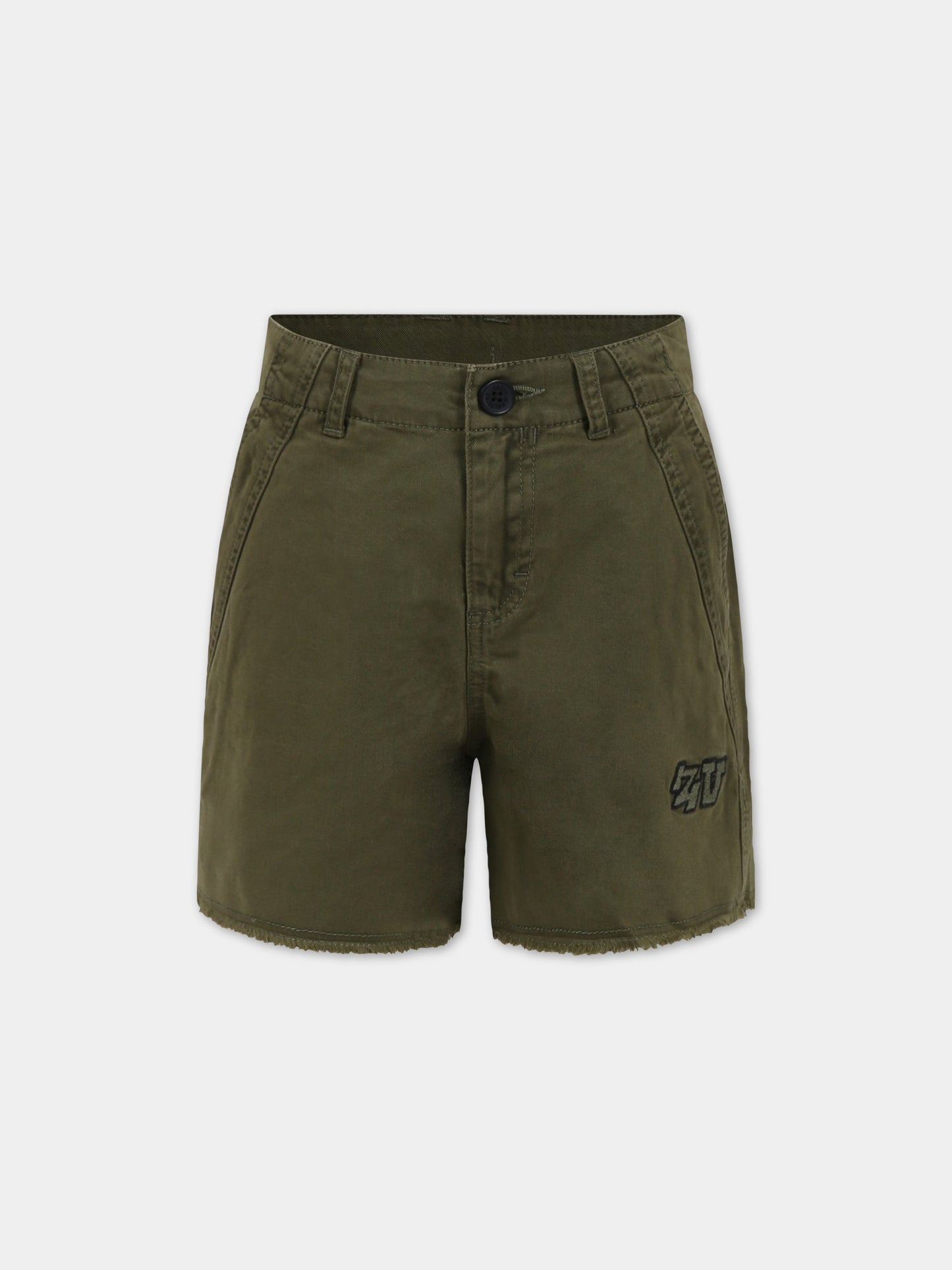 Short casual verde per bambina,Zadig & Voltaire Kids,X14166 656