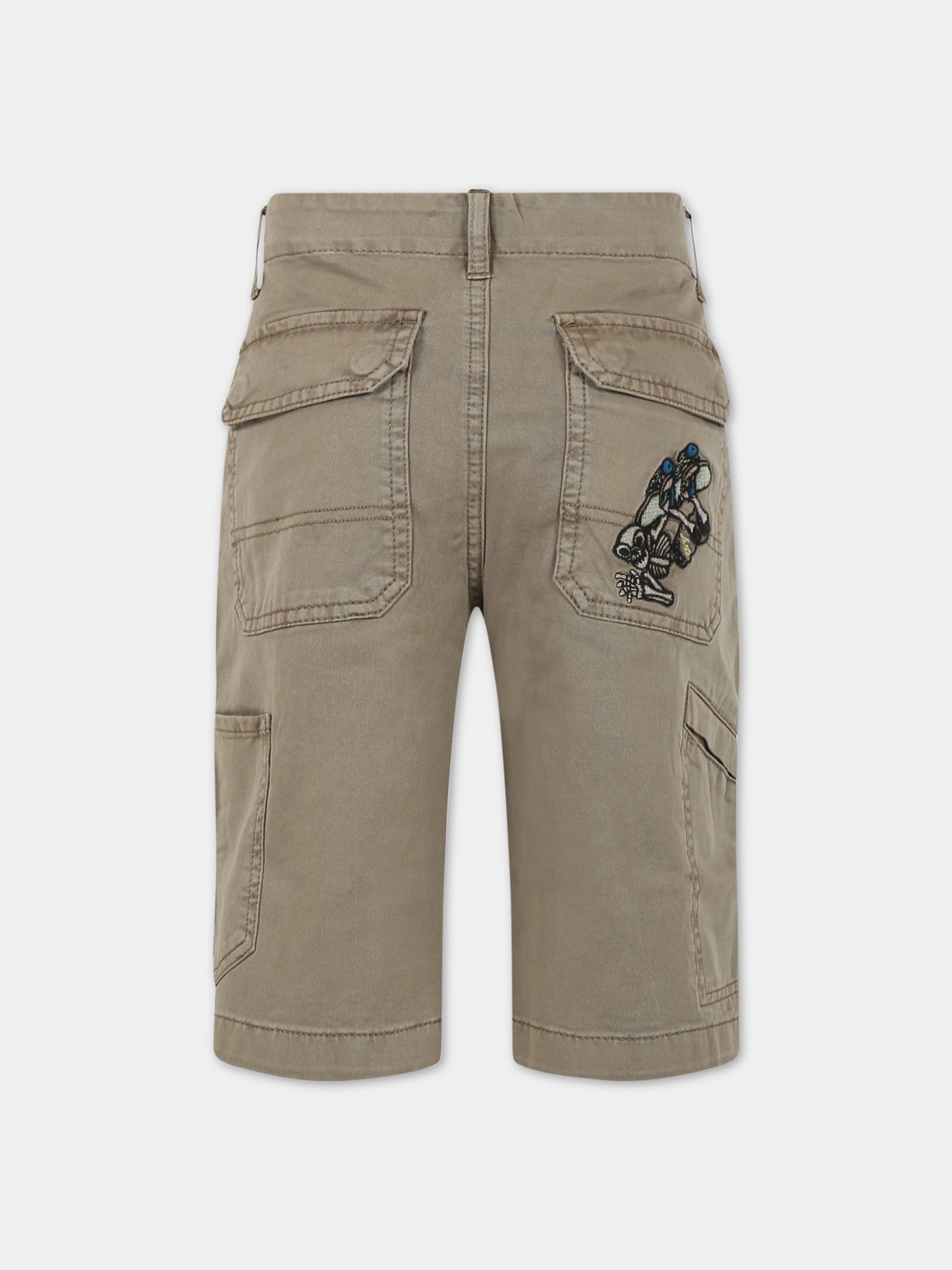 Short casual verde per bambino,Zadig & Voltaire Kids,X24128 65B