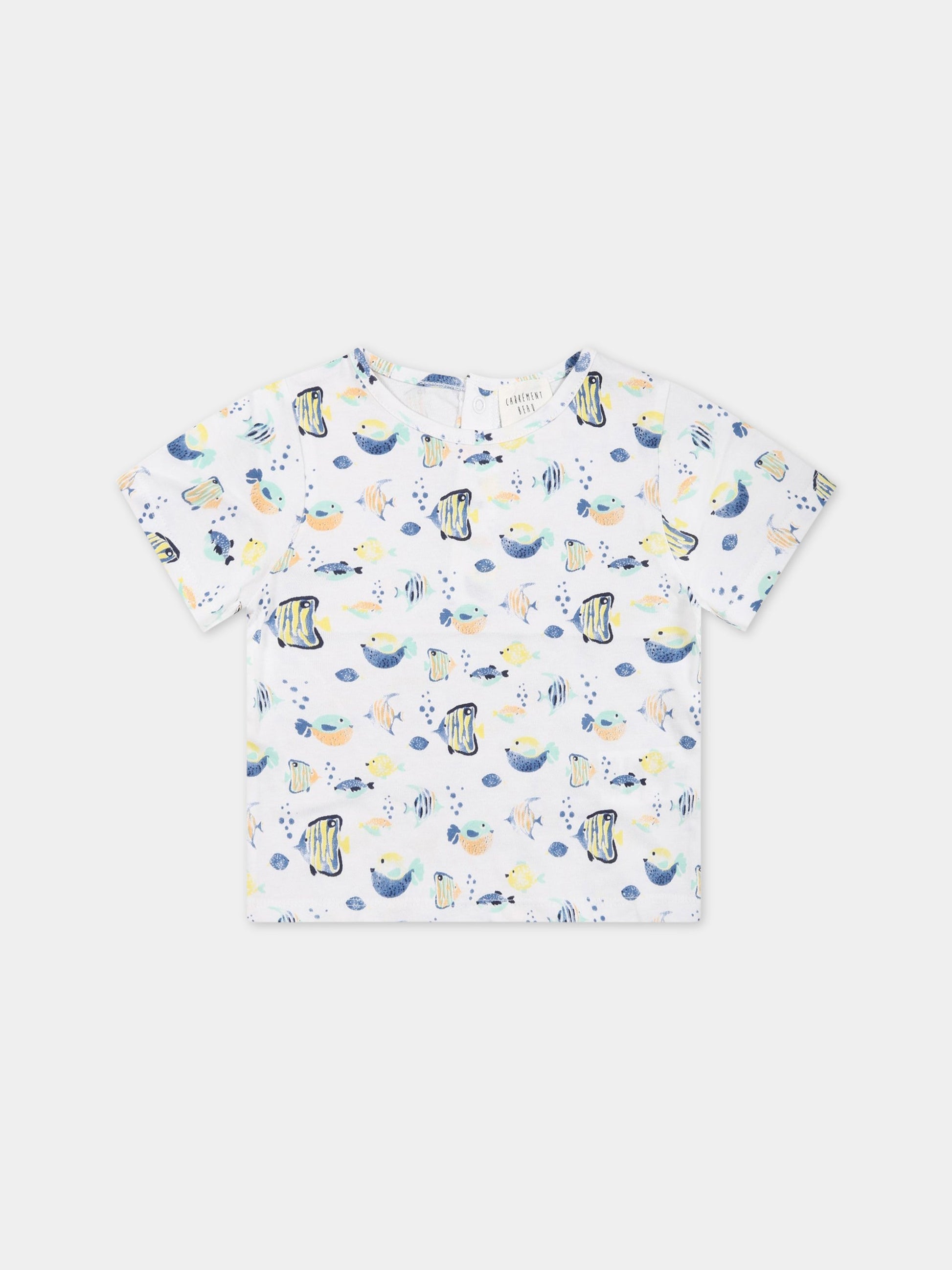 Completo multicolor per neonato con stampa e logo,Carrement Beau,Y08078 V45