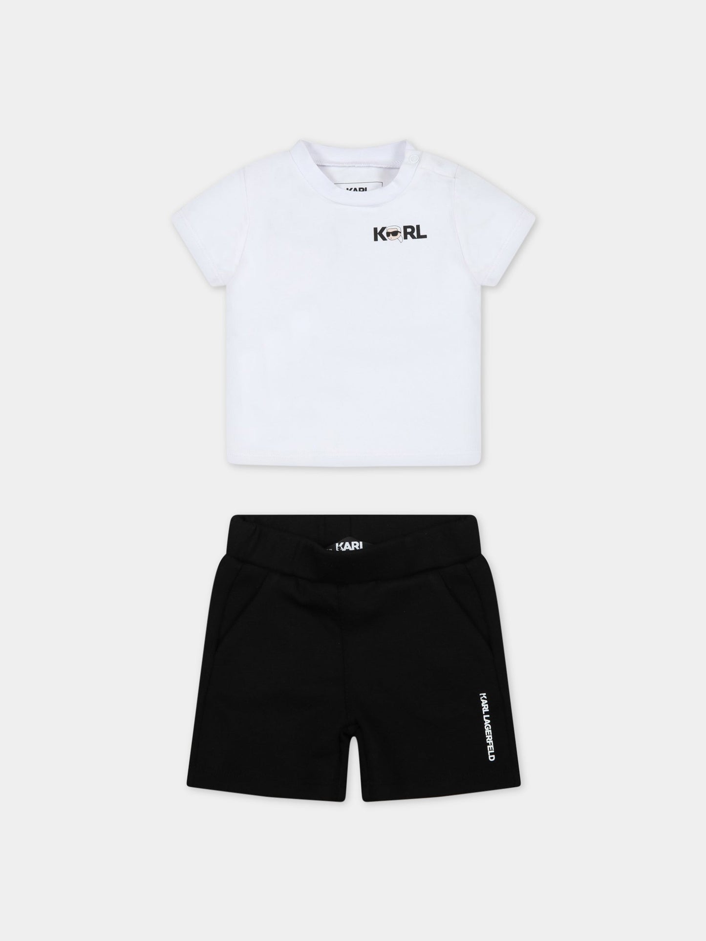 Completo multicolor per neonato con logo,Karl Lagerfeld Kids,Z98132 10P