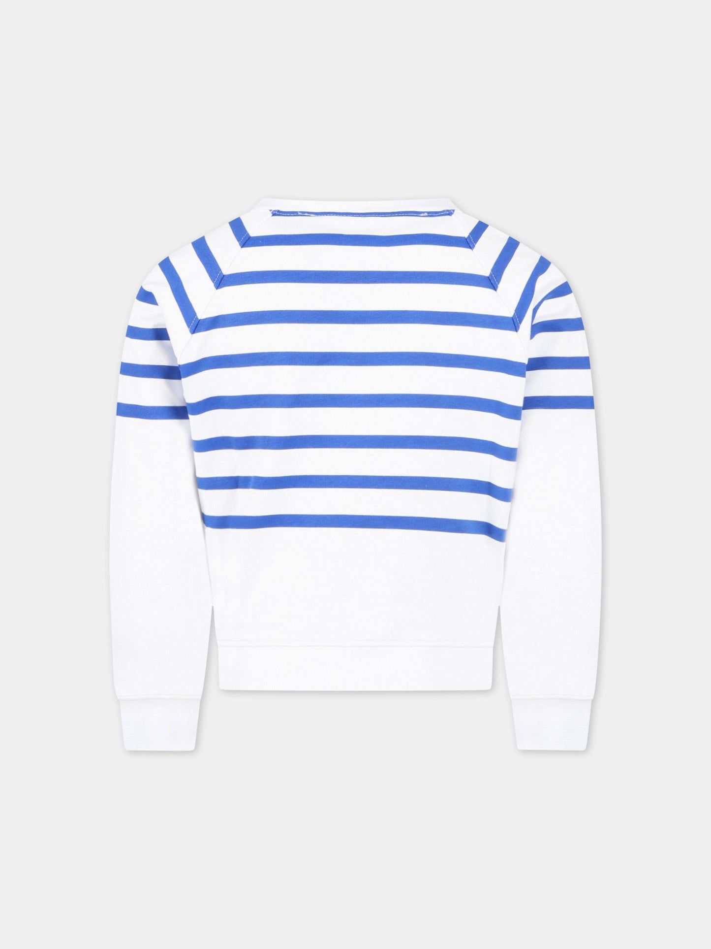 Felpa bianca per bambina con logo,Philosophy,PJFE124 FE144 B010