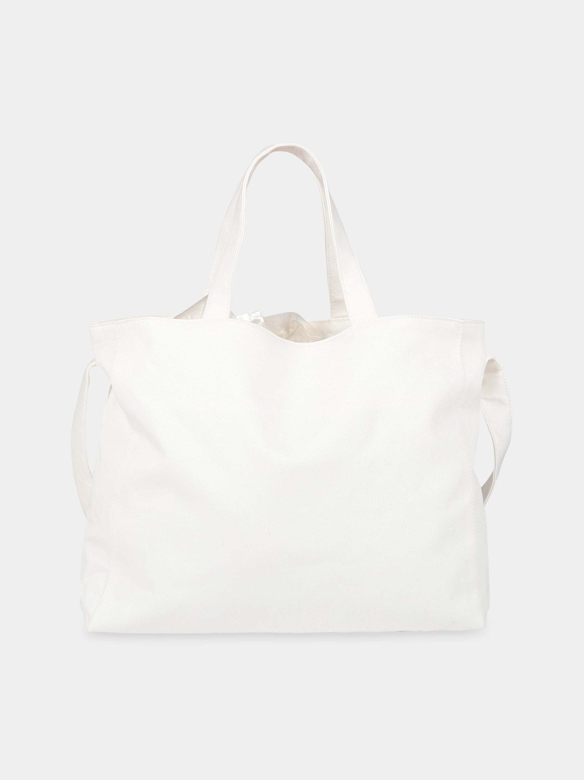 Borsa bianca per bambina con patch e logo,Philosophy,PJBO29 CE234 0001