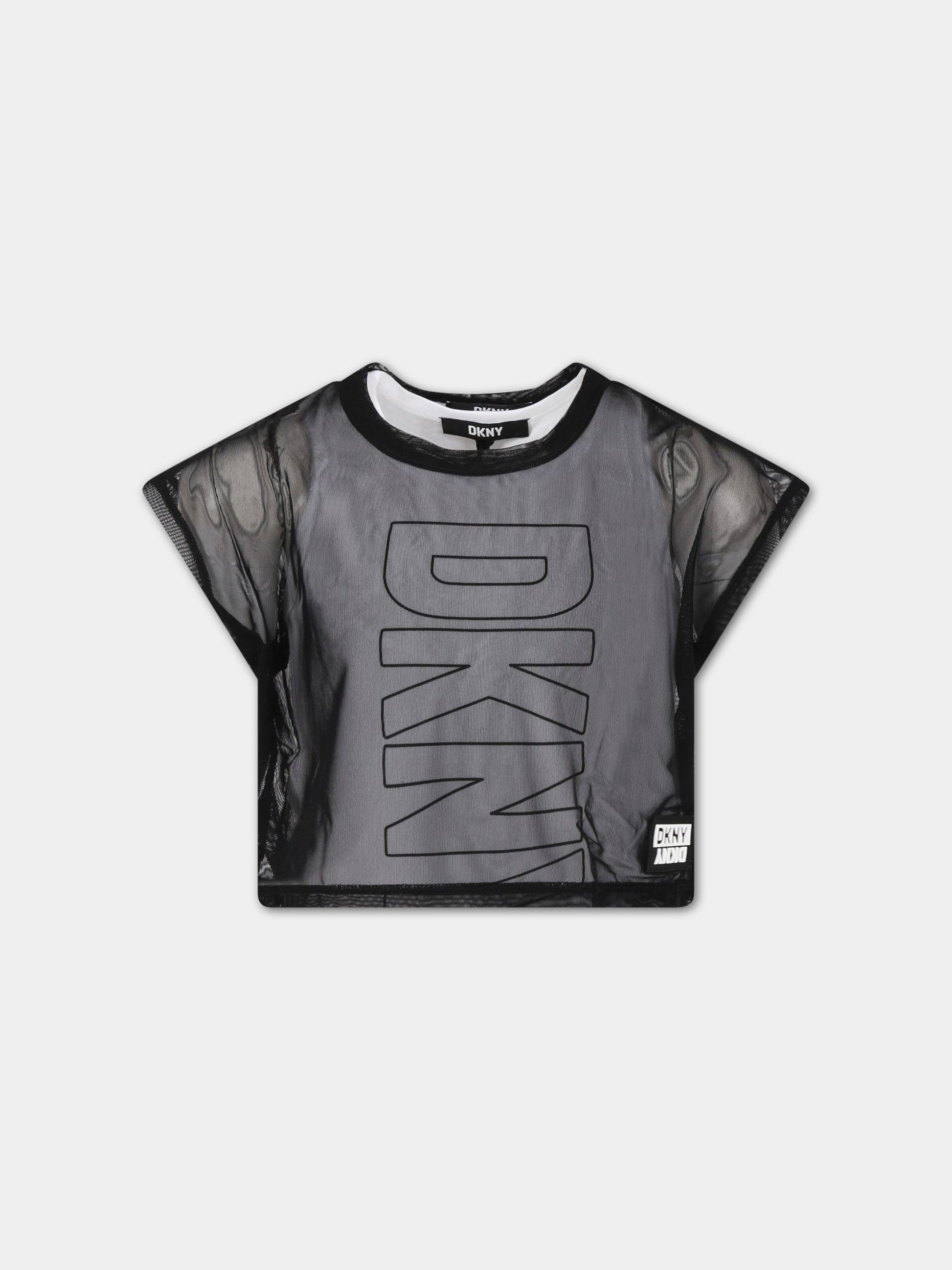 Completo multicolor per bambina con logo,Dkny,D35S83 09B