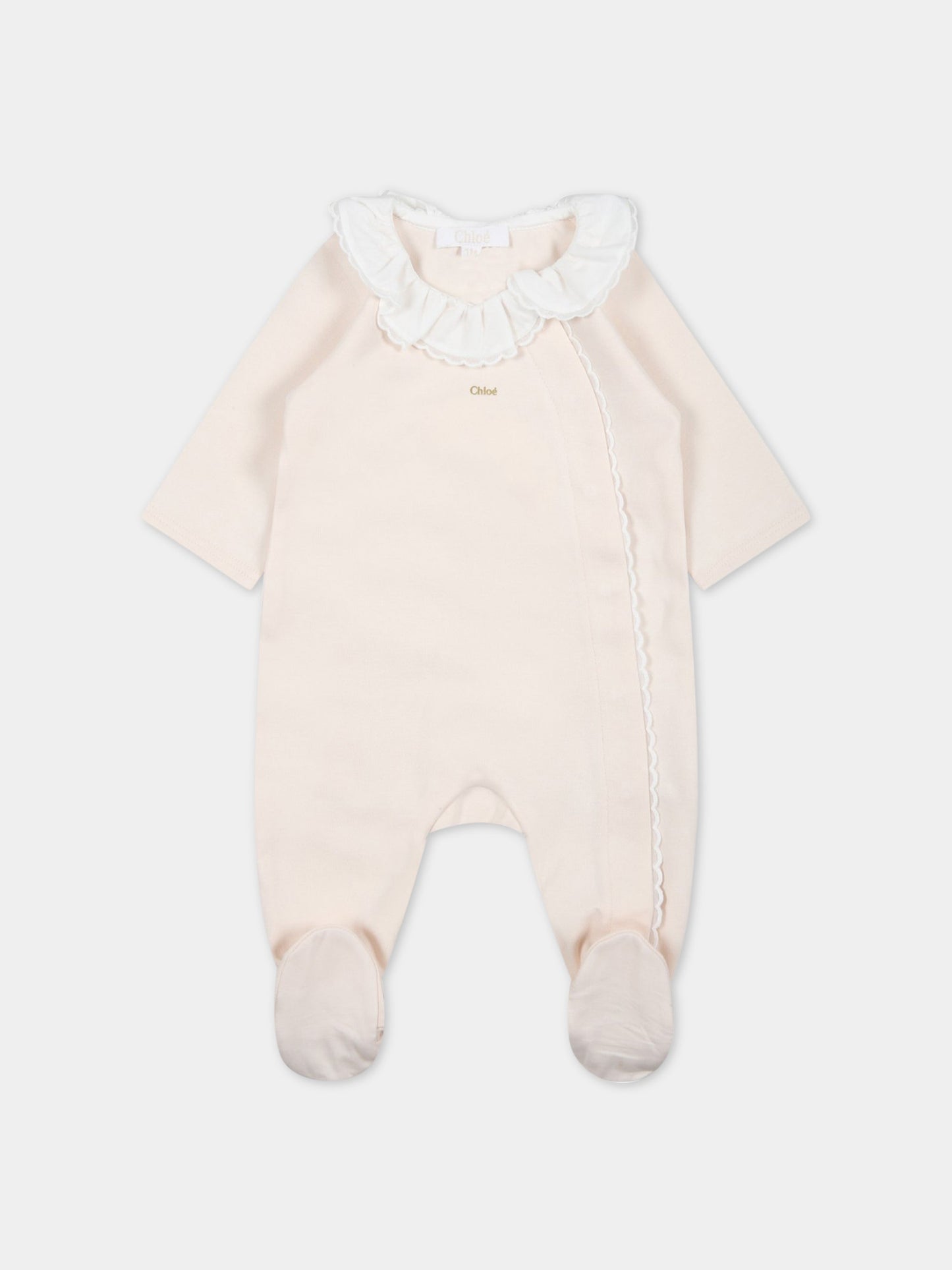 Set multicolor per neonata con logo,Chloé Kids,C97303 440