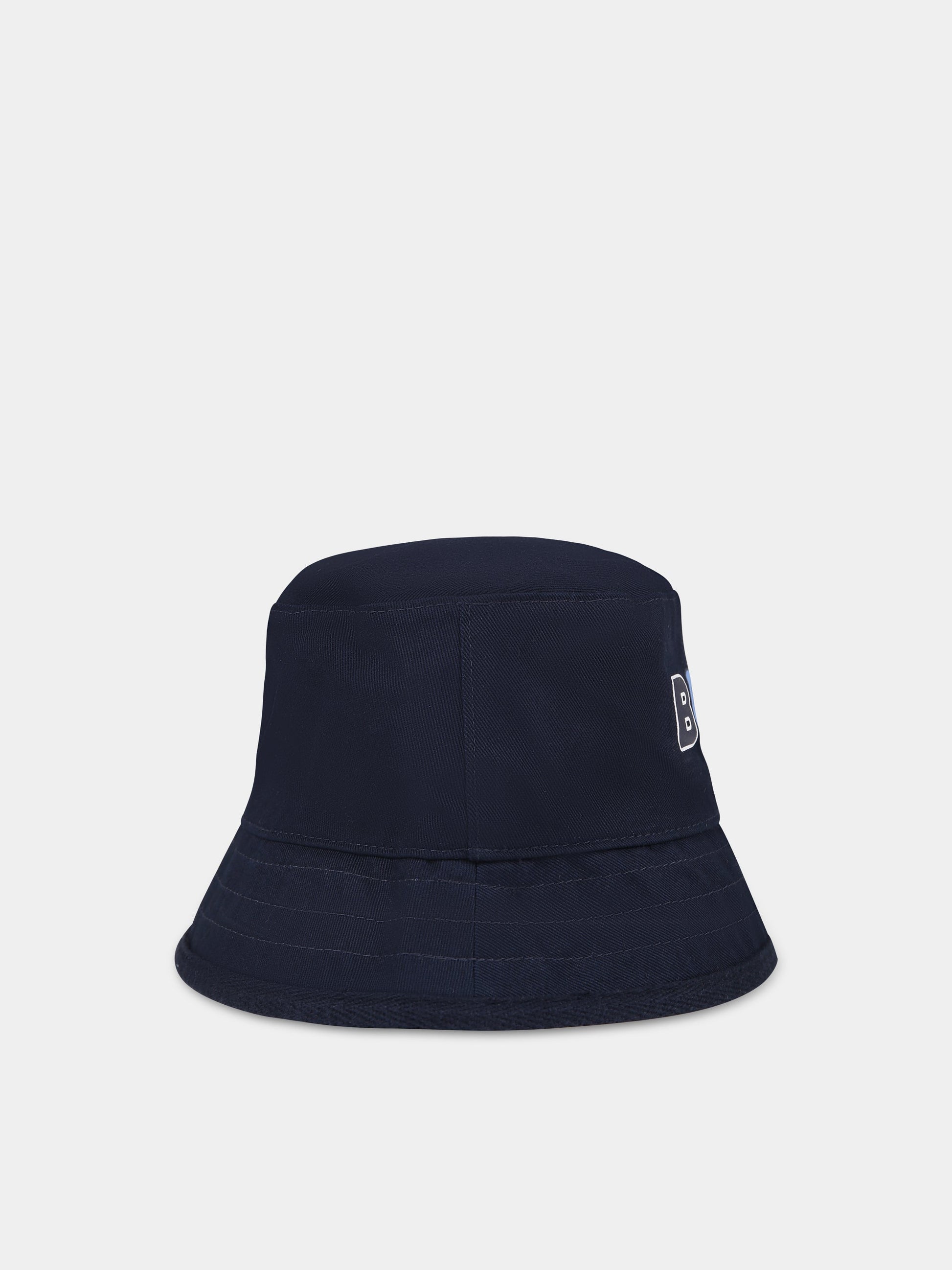 Cloche blu per neonato con logo multicolor,Boss,J91139 849