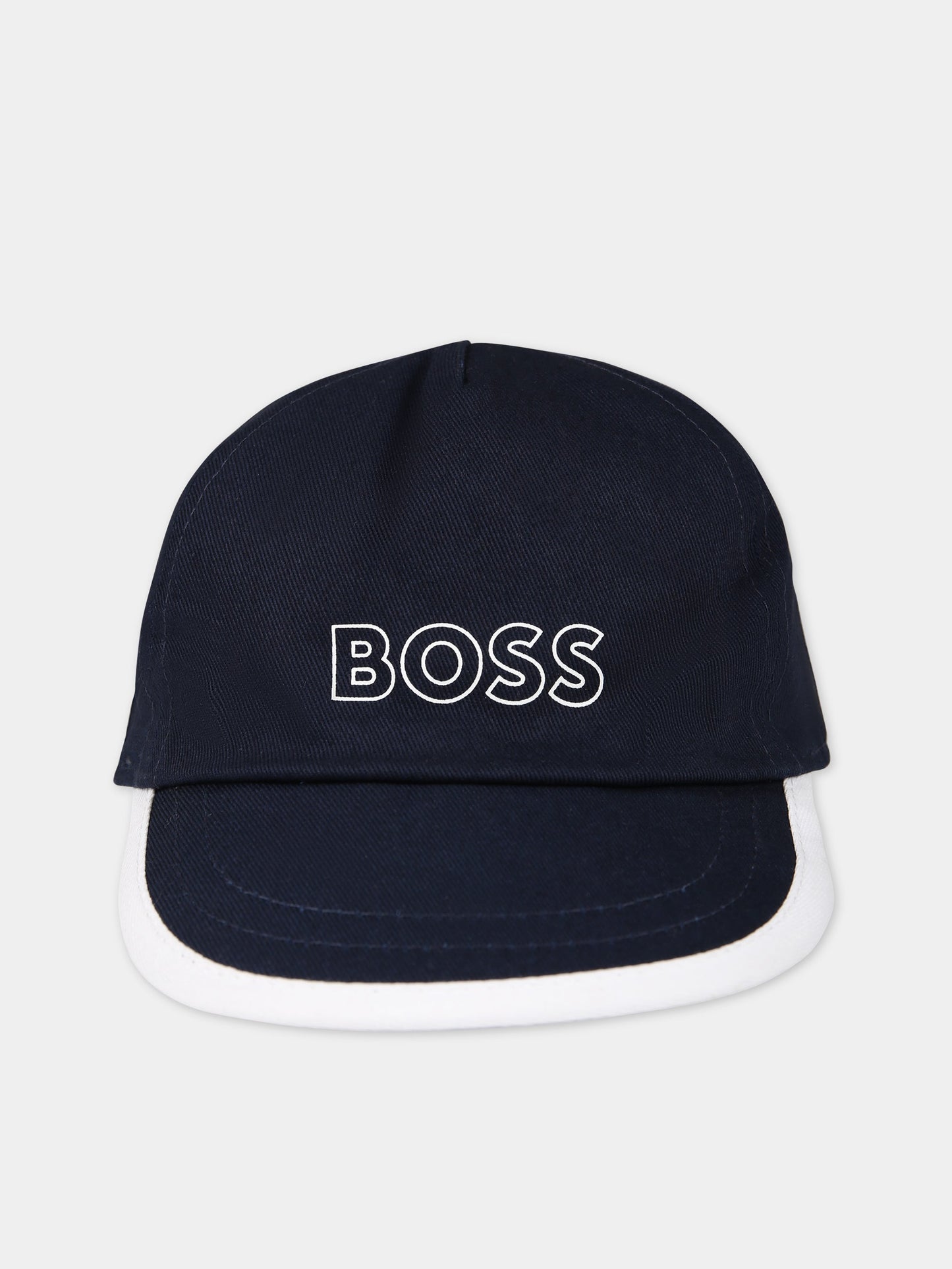 Cappello multicolor per neonato con logo bianco,Boss,J91140 849