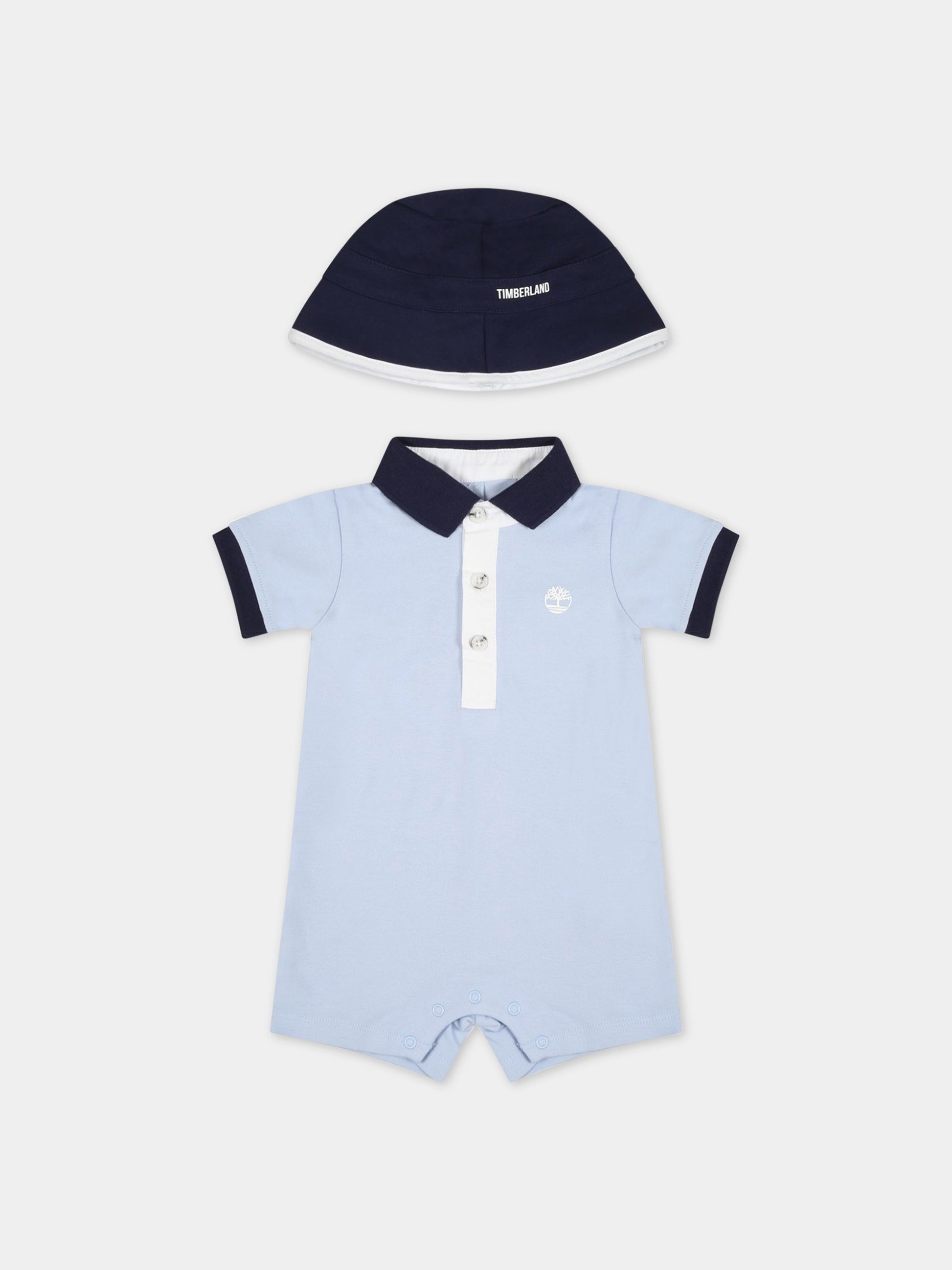 Set multicolor per neonato con logo bianco,Timberland,T98318 781