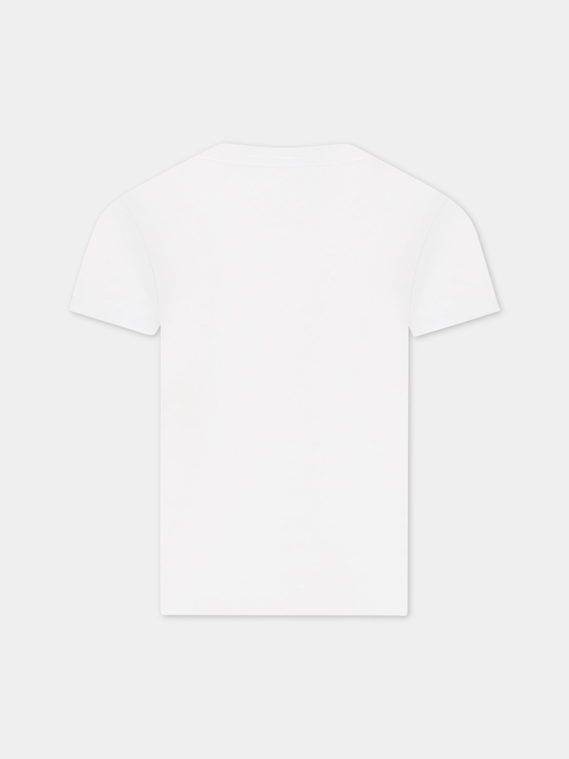 T-shirt bianca per bambino con logo,Timberland,T25T77 10P