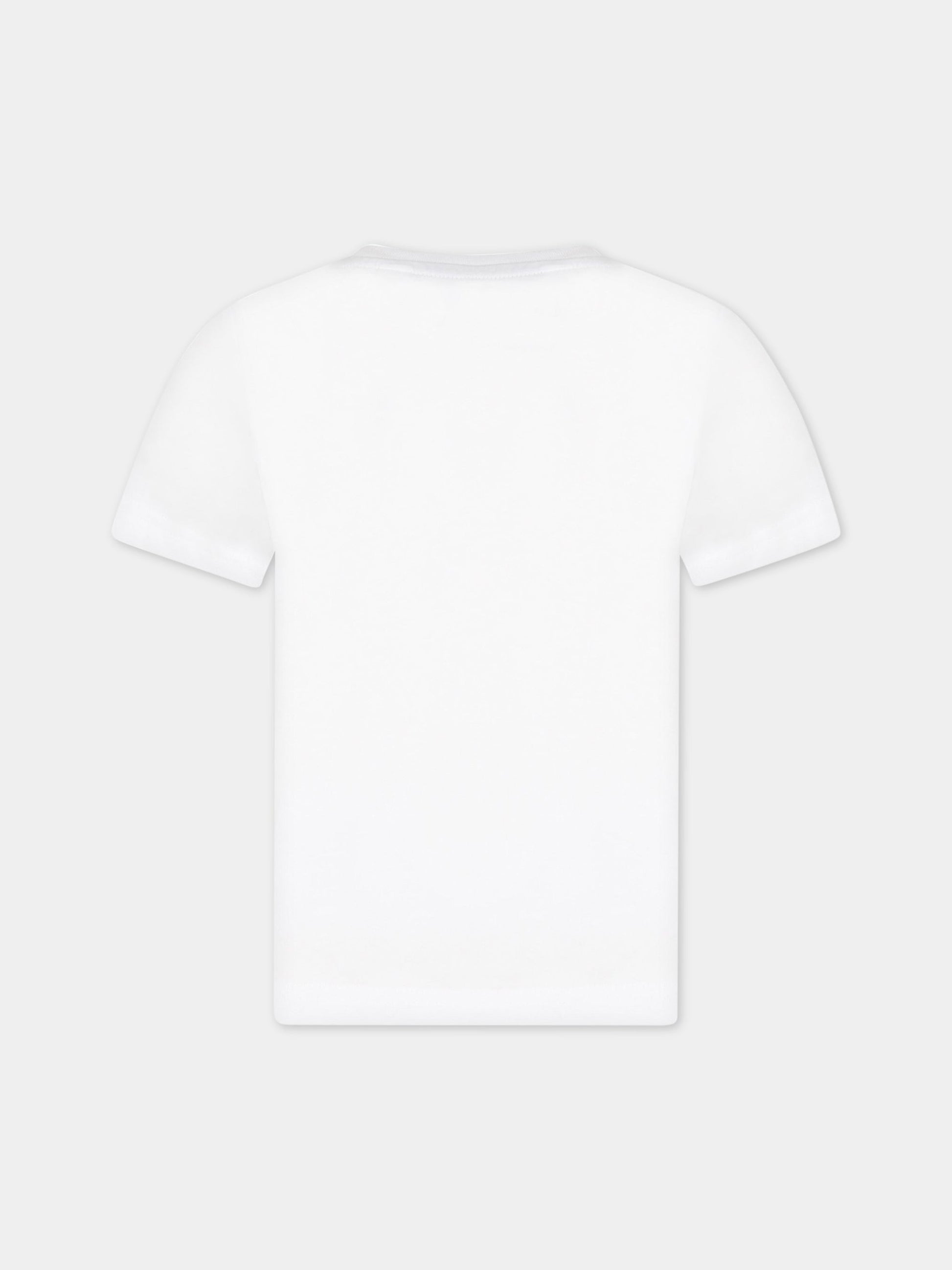 T-shirt bianca per bambino con logo,Timberland,T25T79 10P