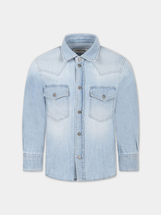 Camicia denim per bambino,Dondup Kids,DMCA91C DS041 4012