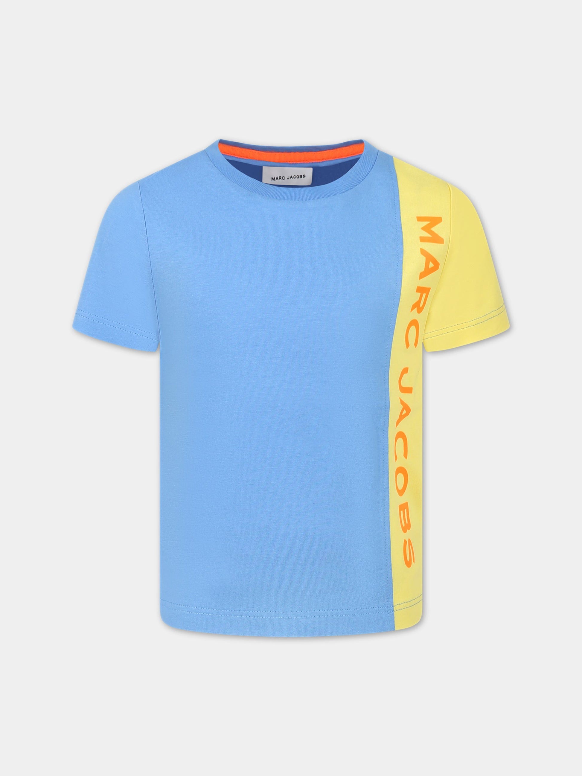 T-shirt multicolor per bambino con logo,Little Marc Jacobs,W25582 784