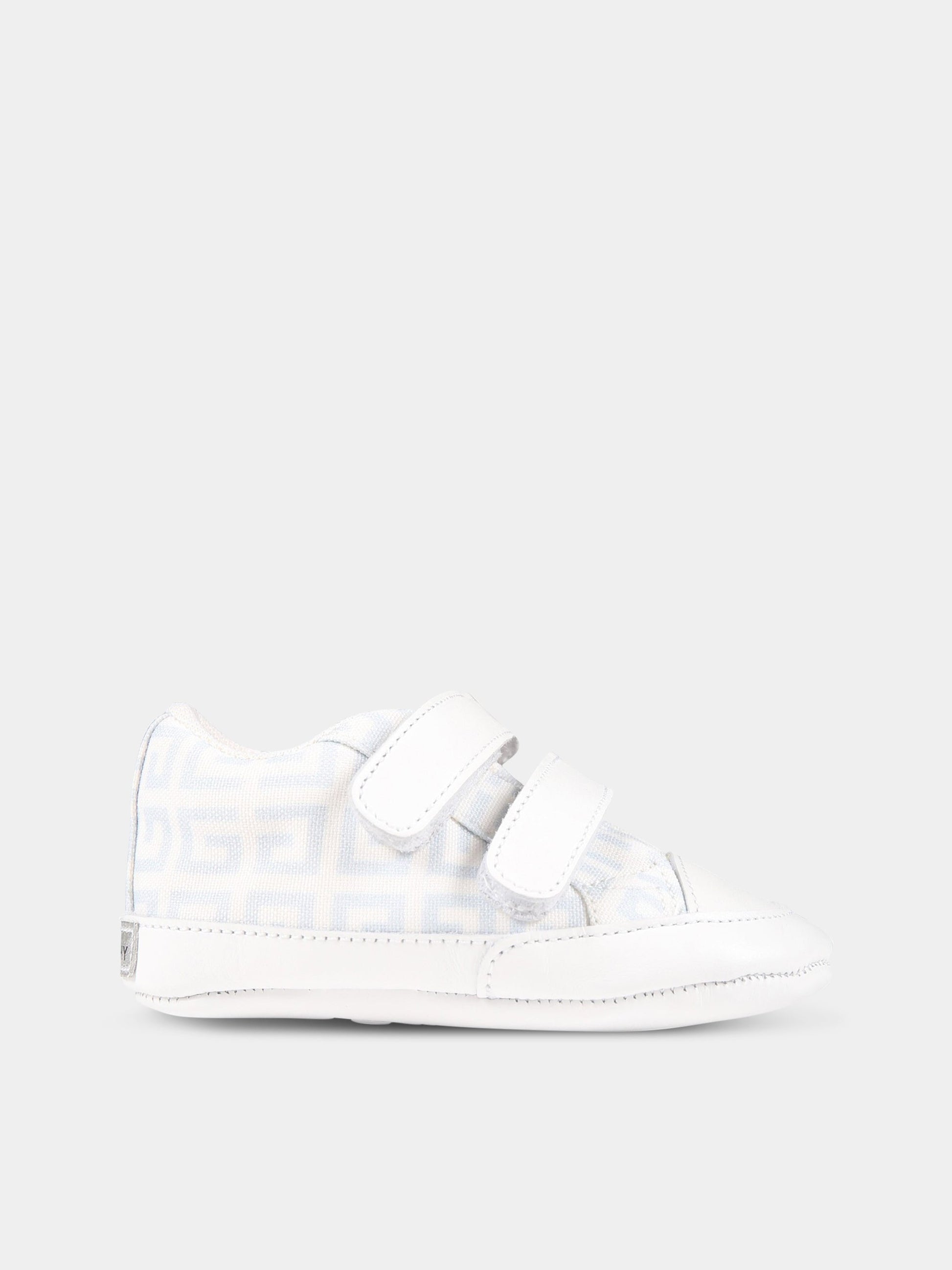 Sneakers bianche per neonato con logo,Givenchy Kids,H99043 771