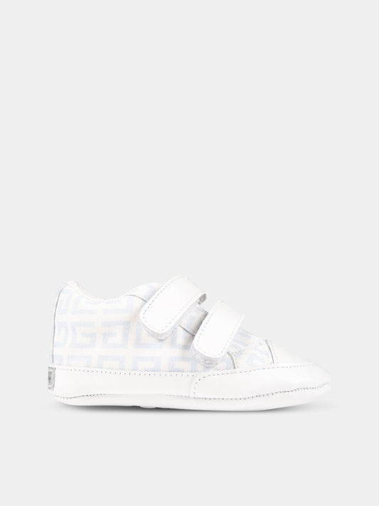Sneakers bianche per neonato con logo,Givenchy Kids,H99043 771