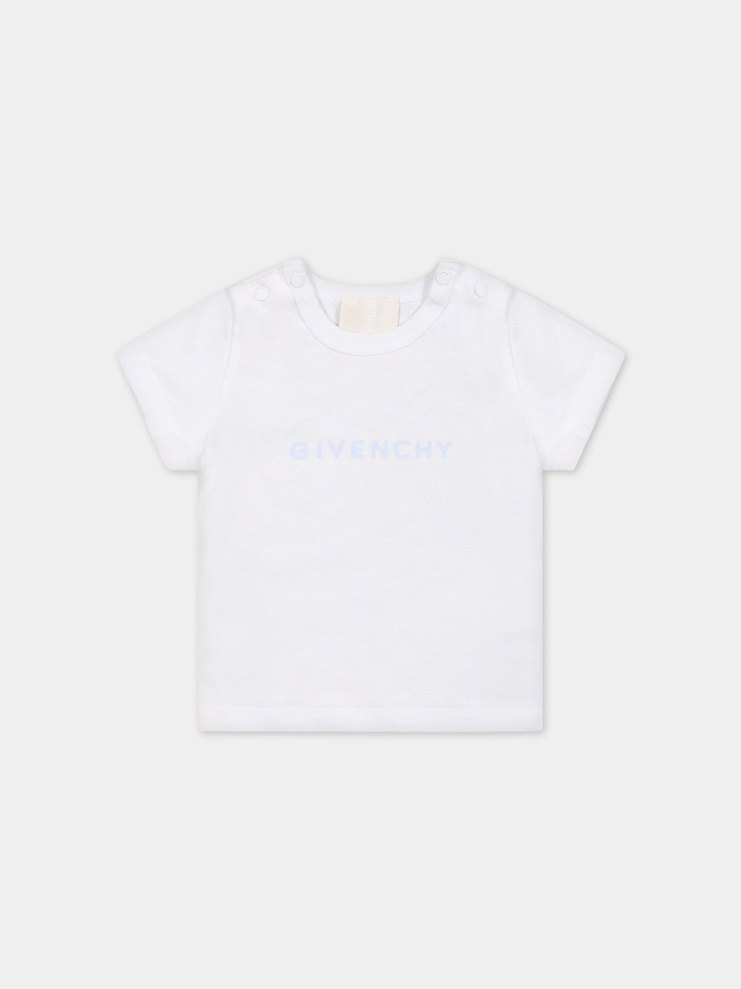 Set bianco per neonato con logo,Givenchy Kids,H98167 771