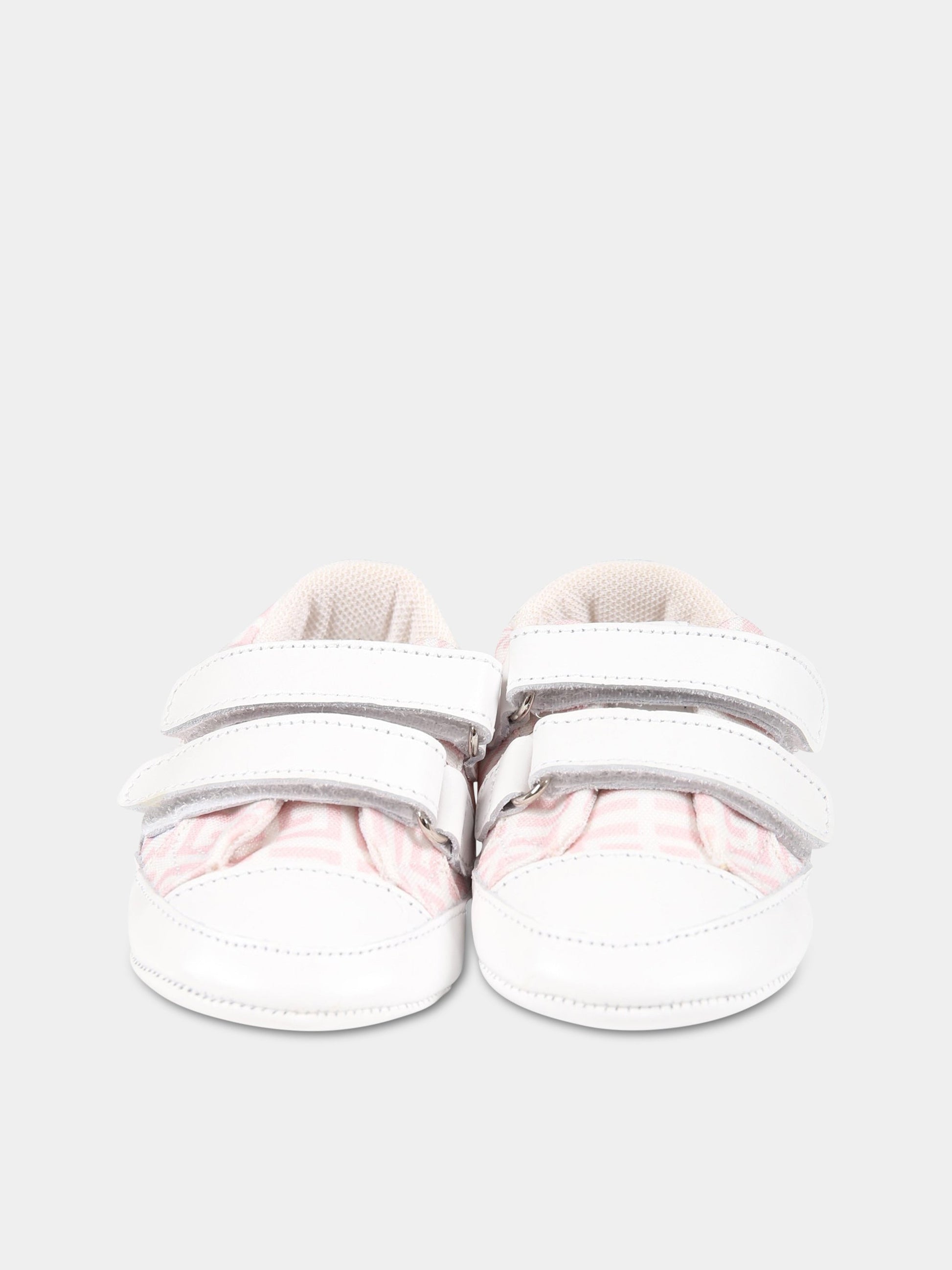 Sneakers bianche per neonata con logo,Givenchy Kids,H99043 44Z
