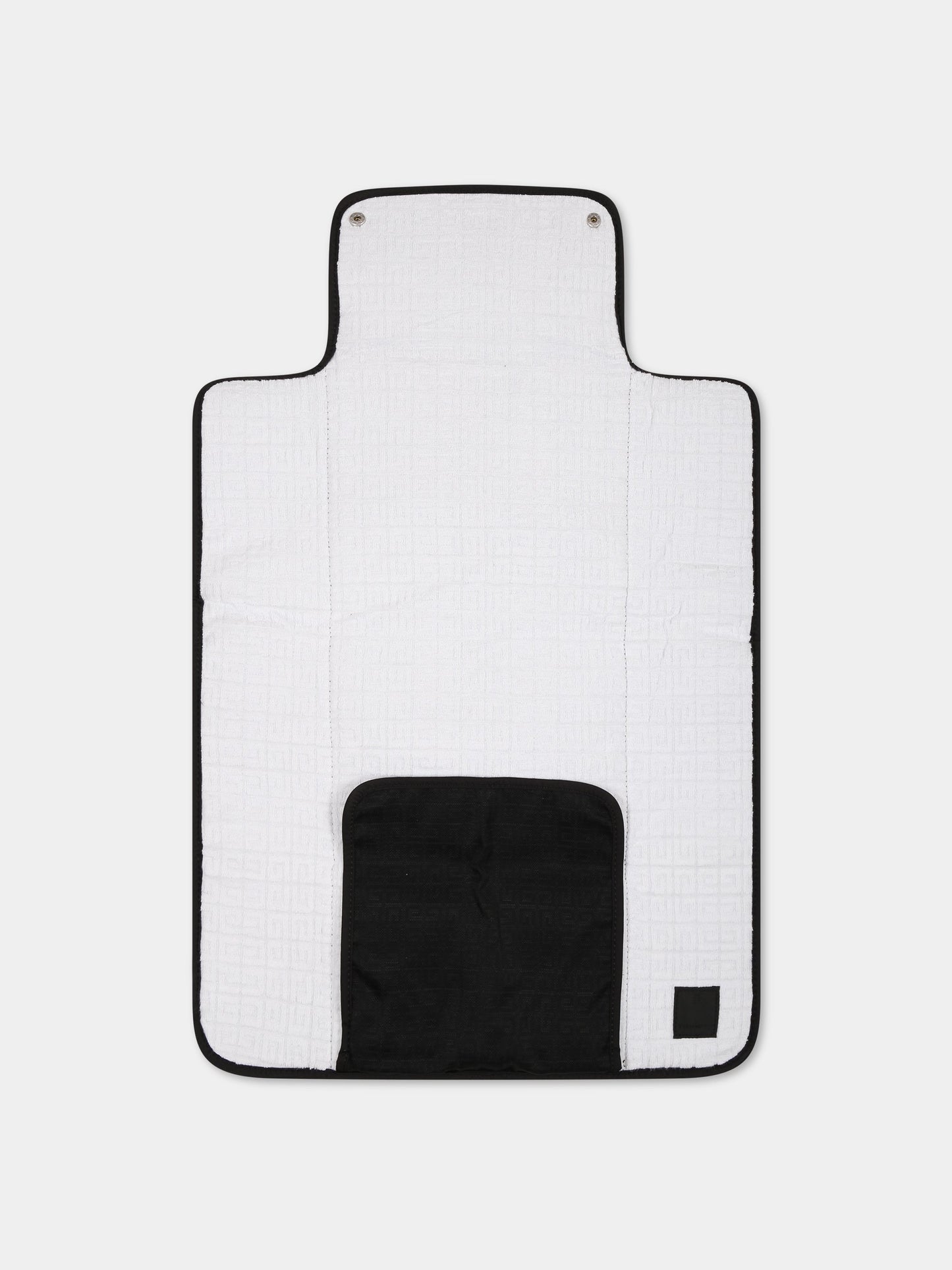 Borsa-mamma nera per neonati con logo e motivo 4G,Givenchy Kids,H90169 09B